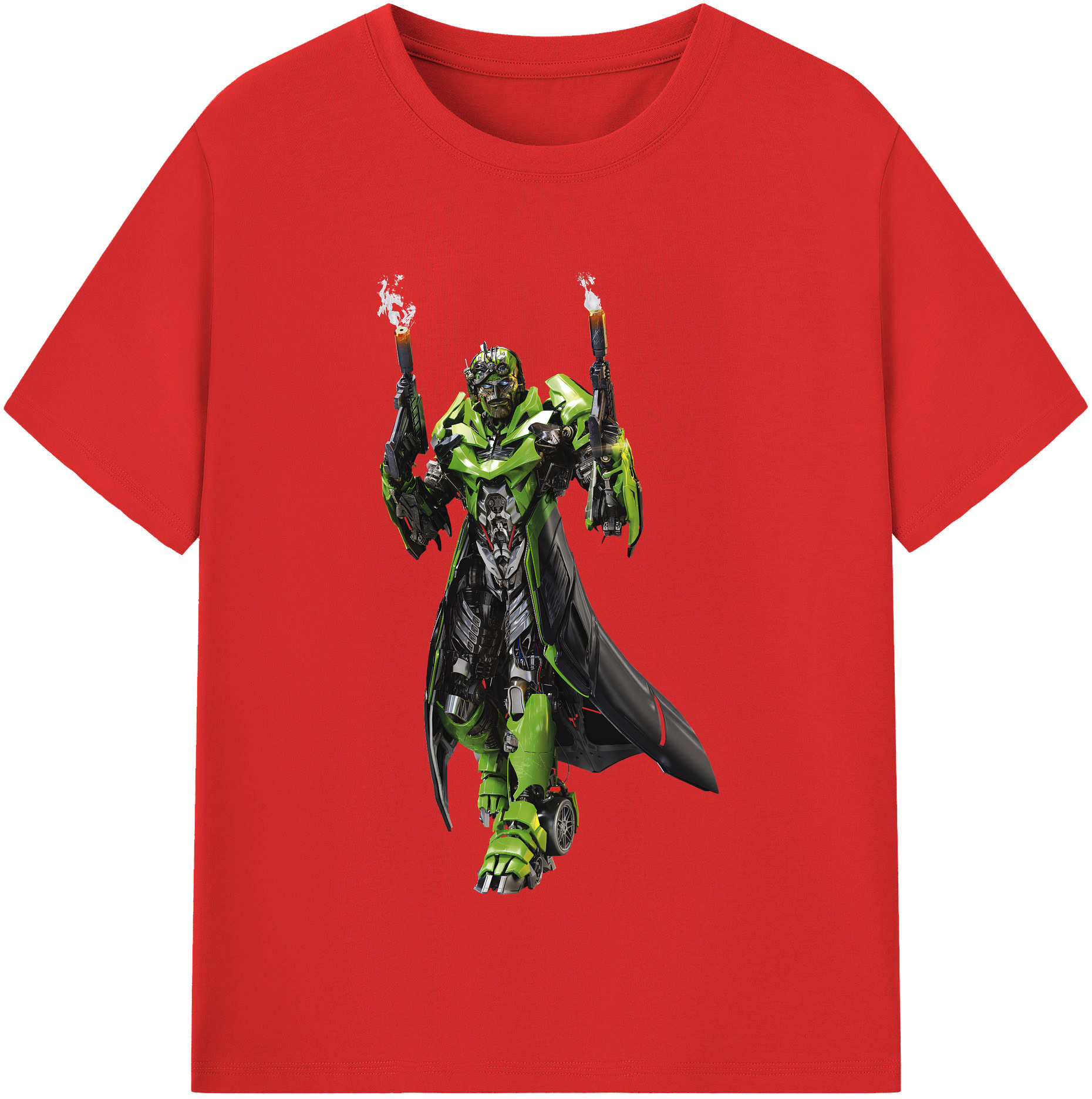 （画像用） Transformers トランスフォーマー 綿100％半袖Tシャツ（フロントプリント）