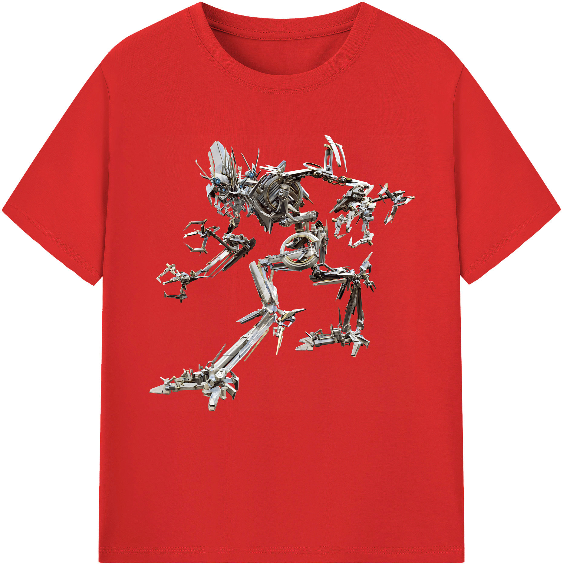 （画像用） Transformers トランスフォーマー 綿100％半袖Tシャツ（フロントプリント）