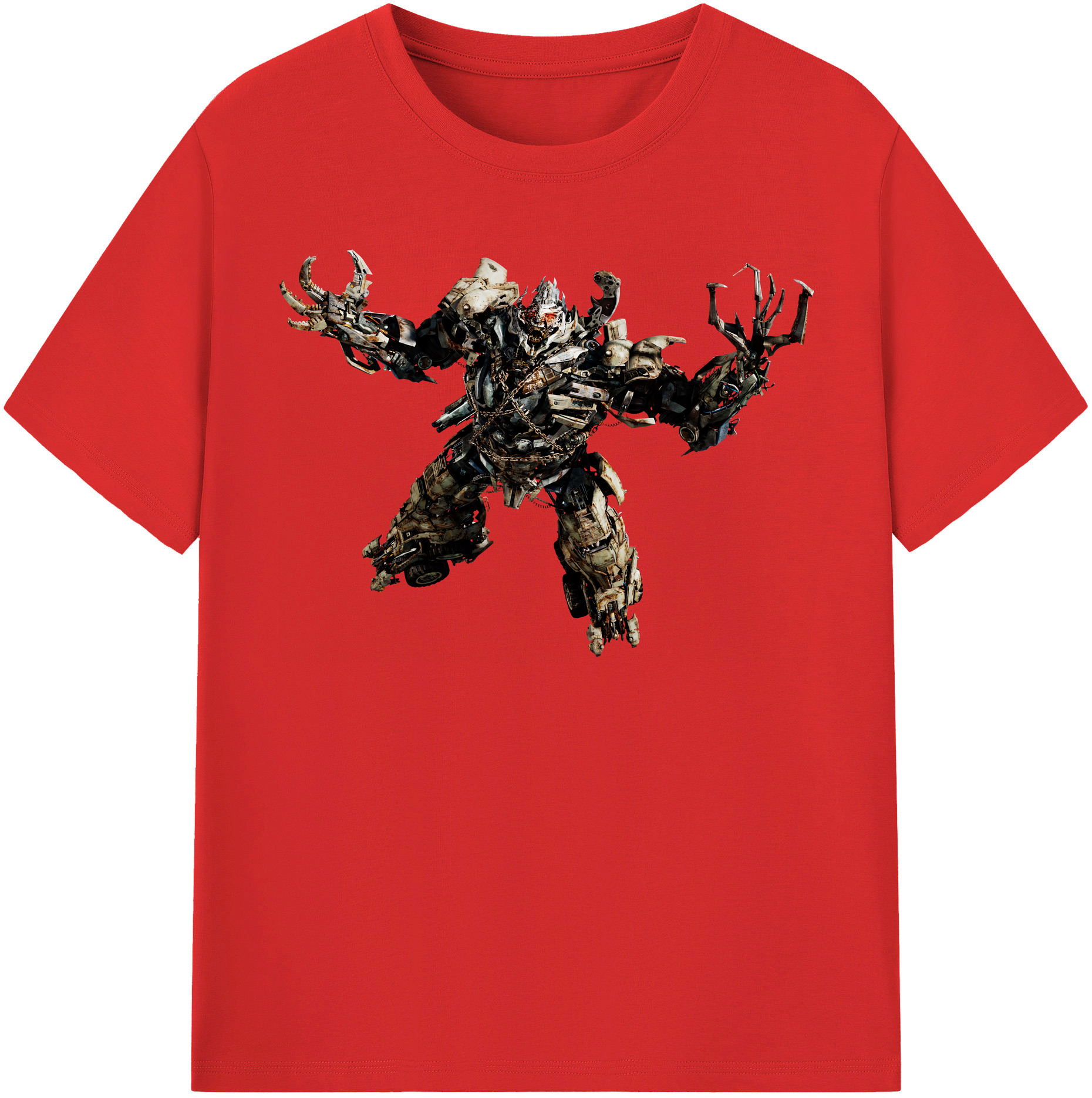 （画像用） Transformers トランスフォーマー 綿100％半袖Tシャツ（フロントプリント）