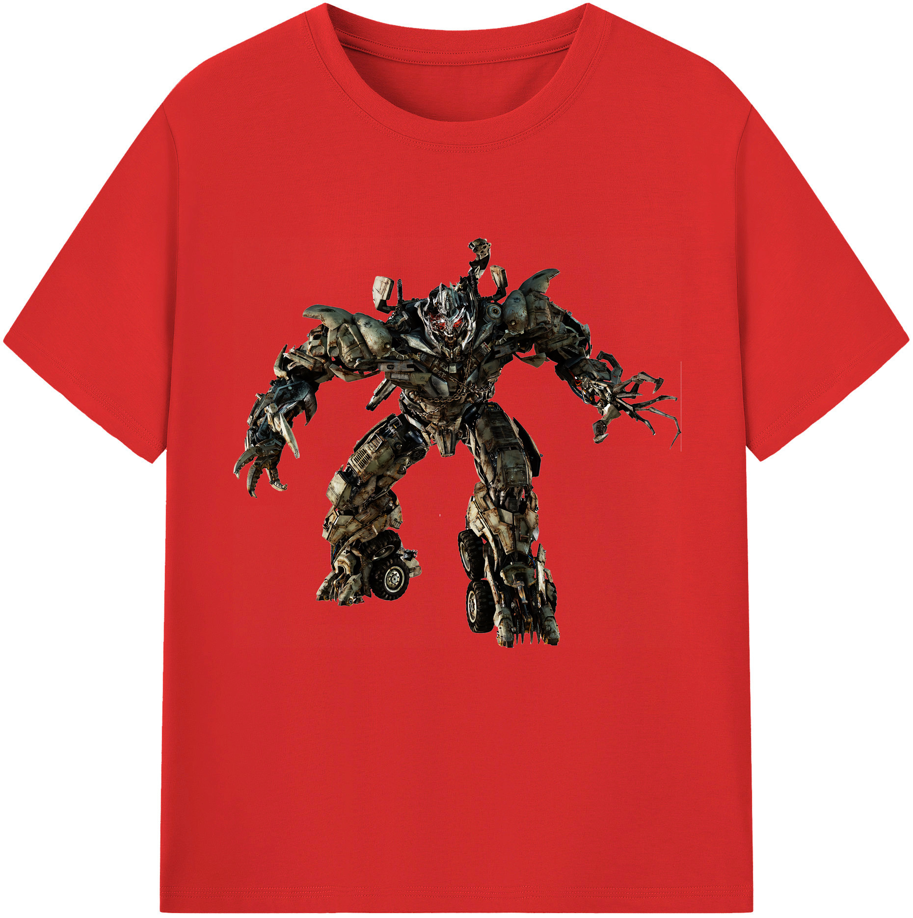 （画像用） Transformers トランスフォーマー 綿100％半袖Tシャツ（フロントプリント）