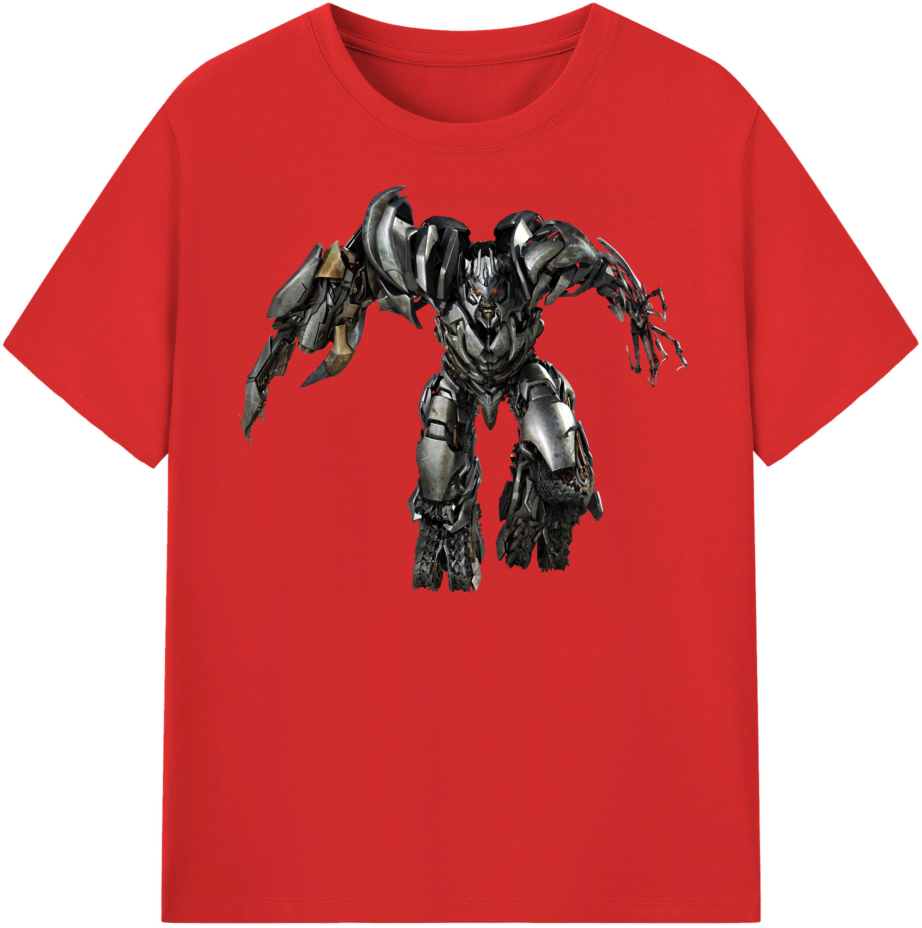 （画像用） Transformers トランスフォーマー 綿100％半袖Tシャツ（フロントプリント）