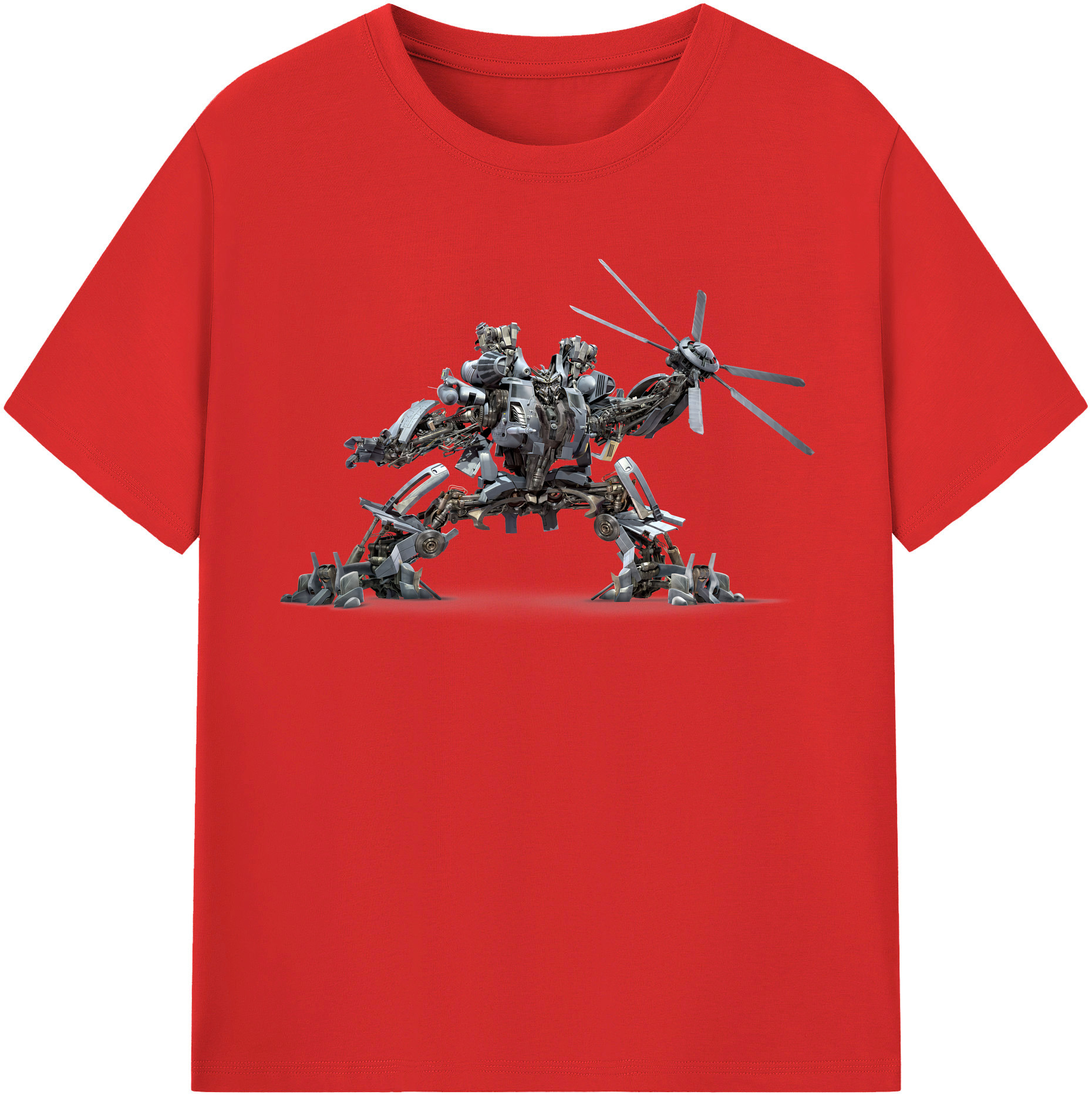 （画像用） Transformers トランスフォーマー 綿100％半袖Tシャツ（フロントプリント）
