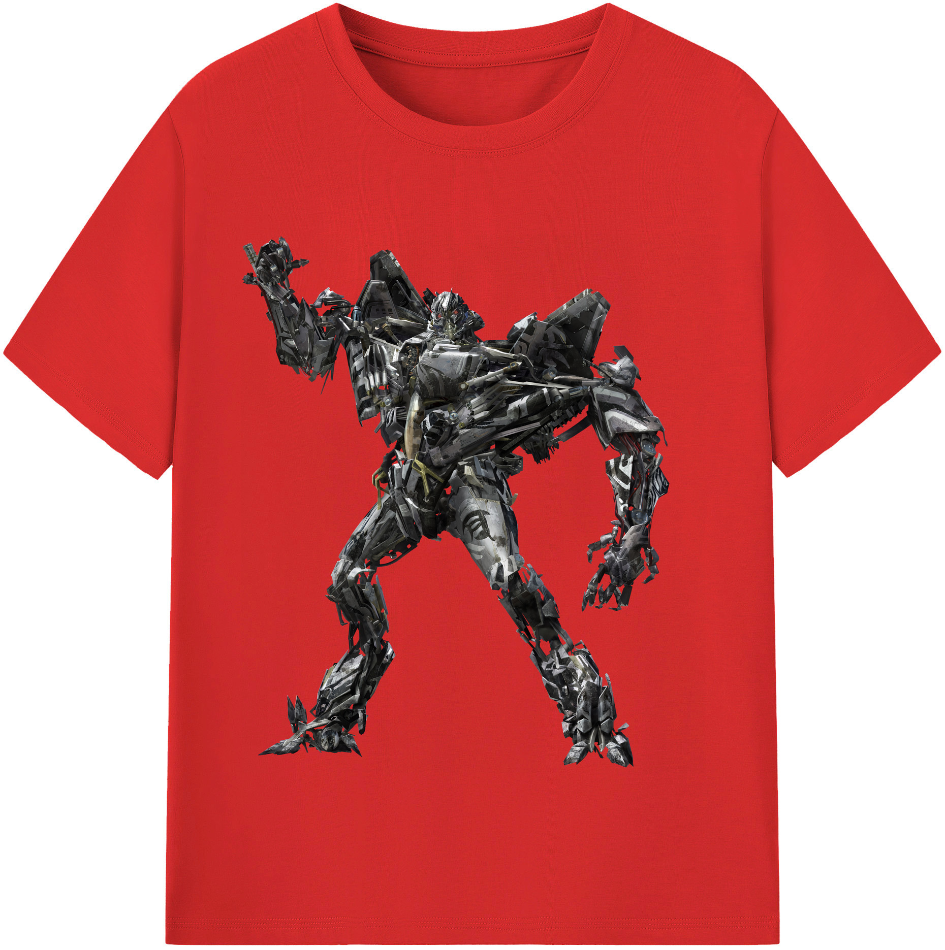 （画像用） Transformers トランスフォーマー 綿100％半袖Tシャツ（フロントプリント）