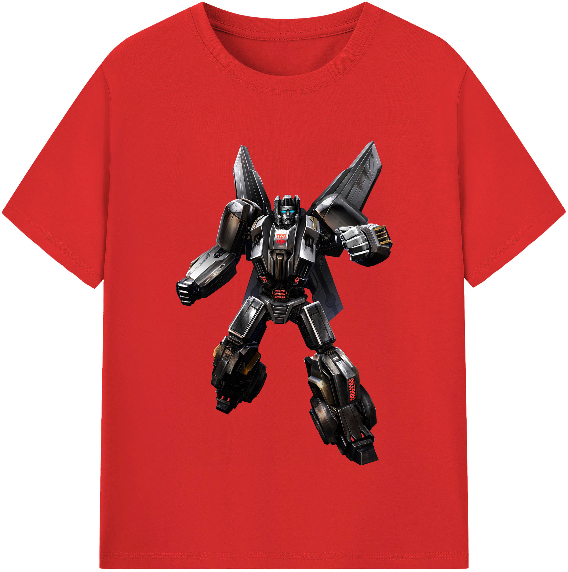 （画像用） Transformers トランスフォーマー 綿100％半袖Tシャツ（フロントプリント）