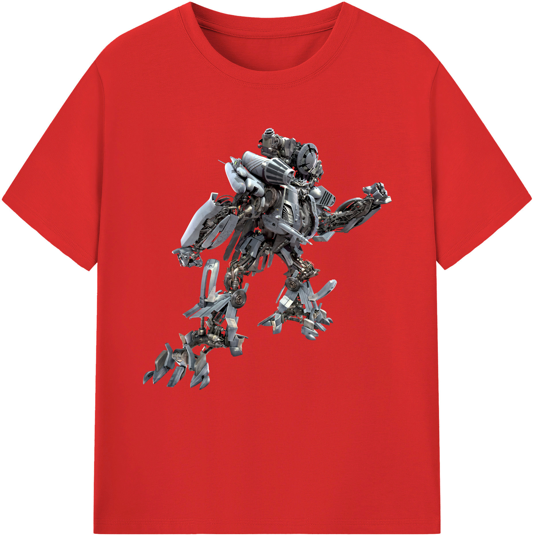 （画像用） Transformers トランスフォーマー 綿100％半袖Tシャツ（フロントプリント）