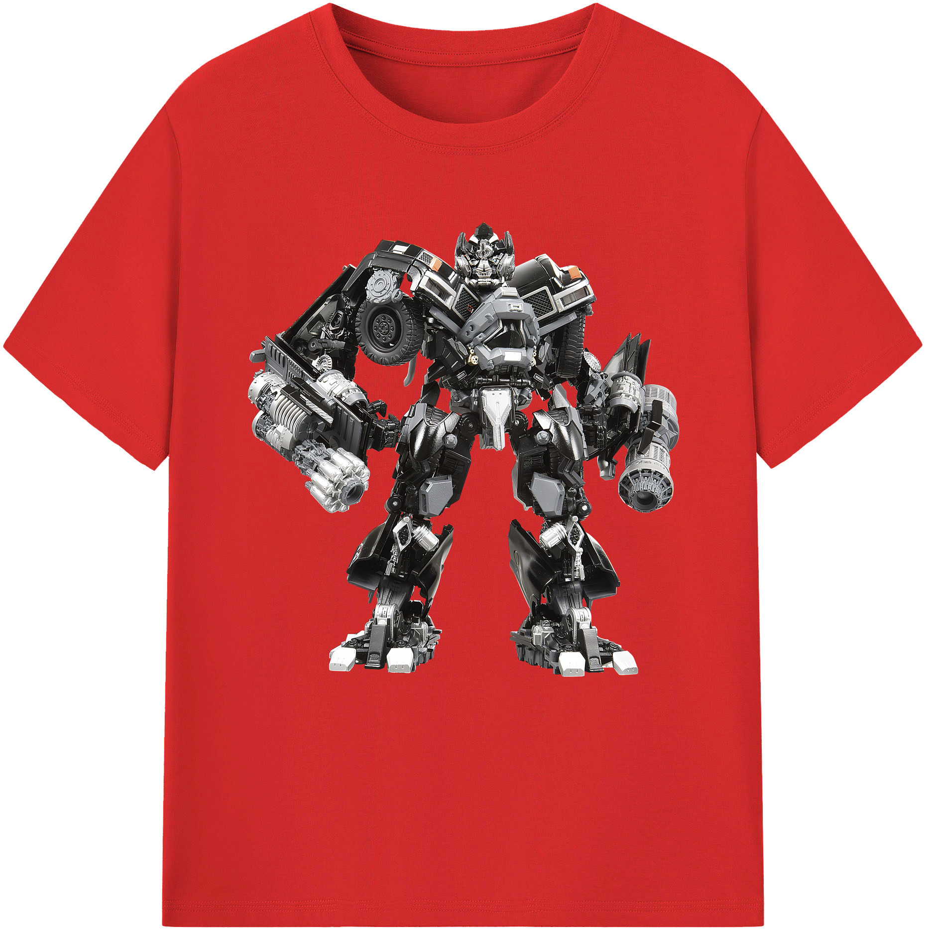 （画像用） Transformers トランスフォーマー 綿100％半袖Tシャツ（フロントプリント）