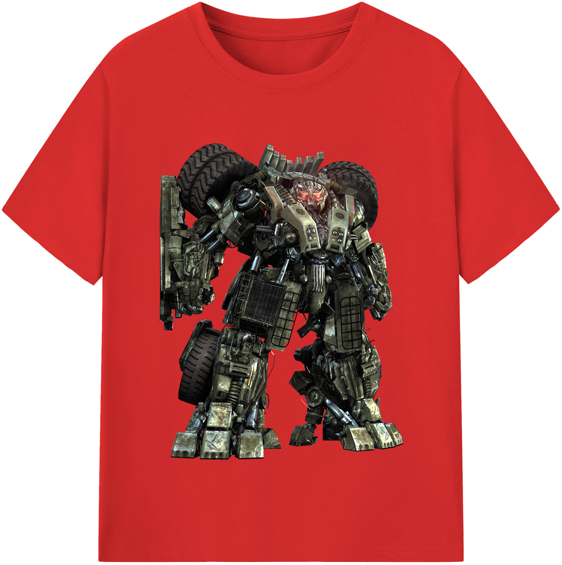 （画像用） Transformers トランスフォーマー 綿100％半袖Tシャツ（フロントプリント）