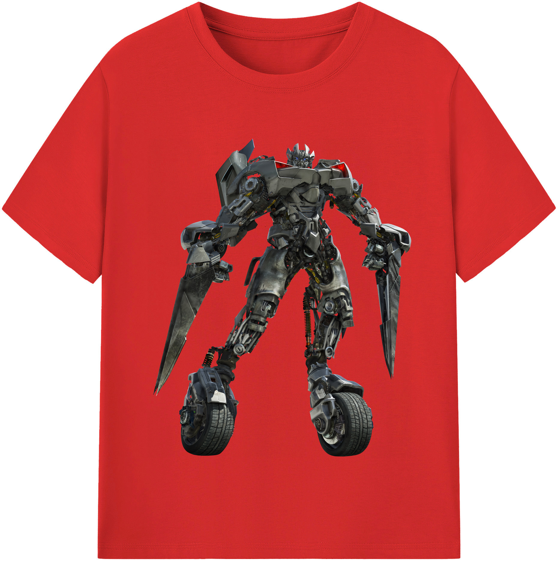 （画像用） Transformers トランスフォーマー 綿100％半袖Tシャツ（フロントプリント）