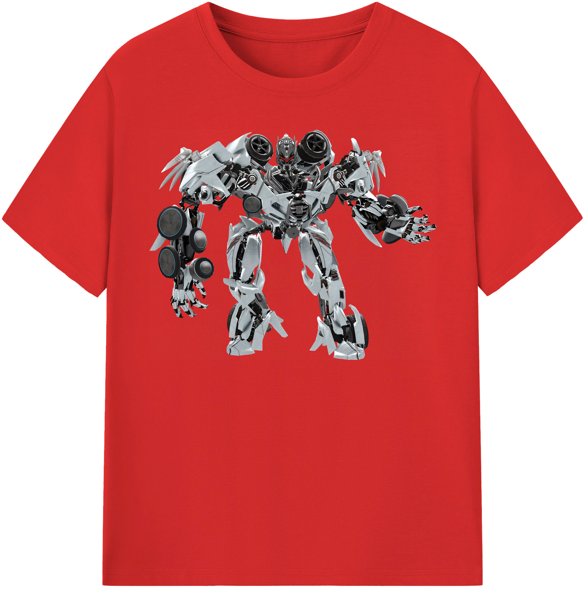 （画像用） Transformers トランスフォーマー 綿100％半袖Tシャツ（フロントプリント）