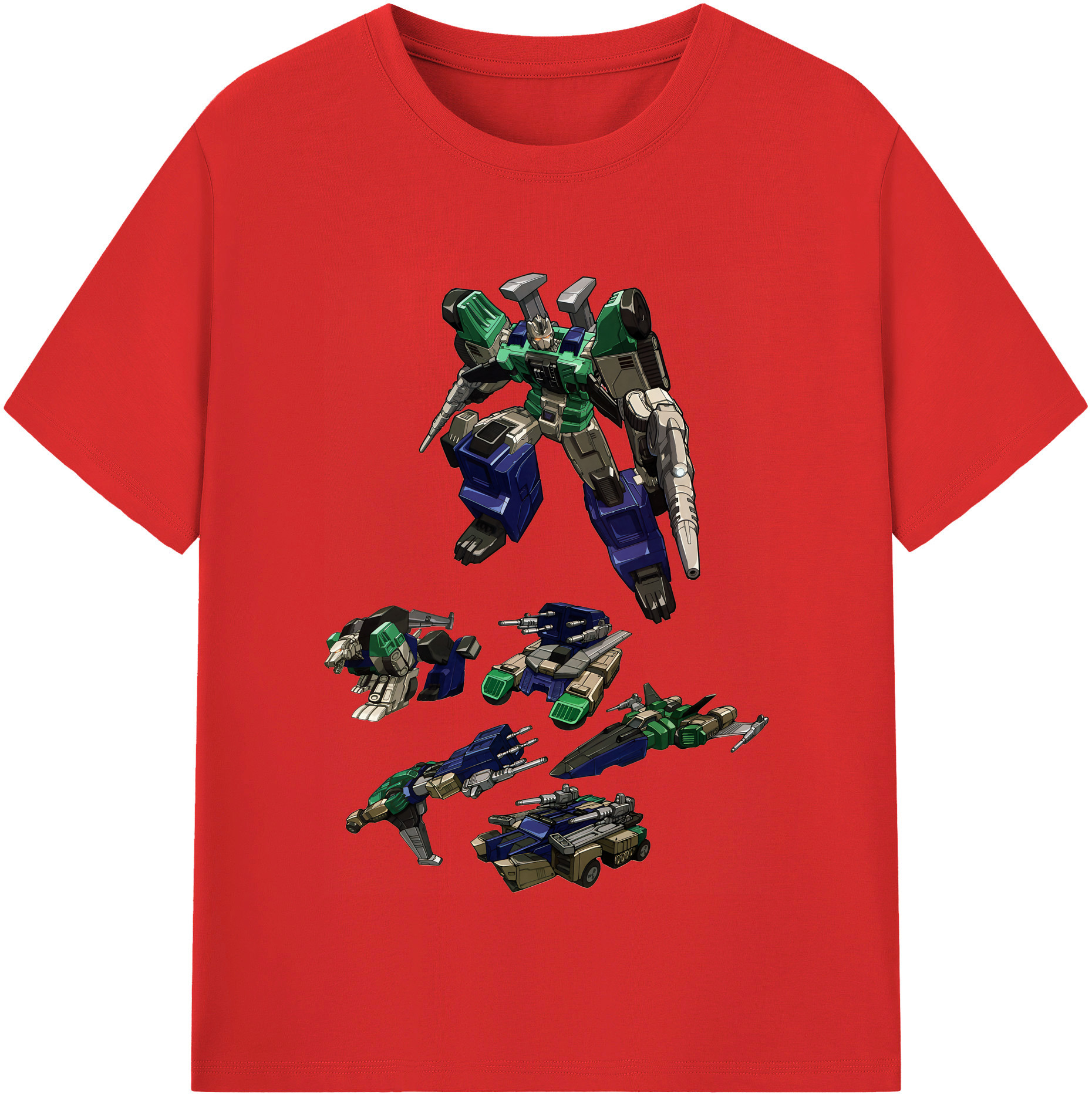 （画像用） Transformers トランスフォーマー 綿100％半袖Tシャツ（フロントプリント）