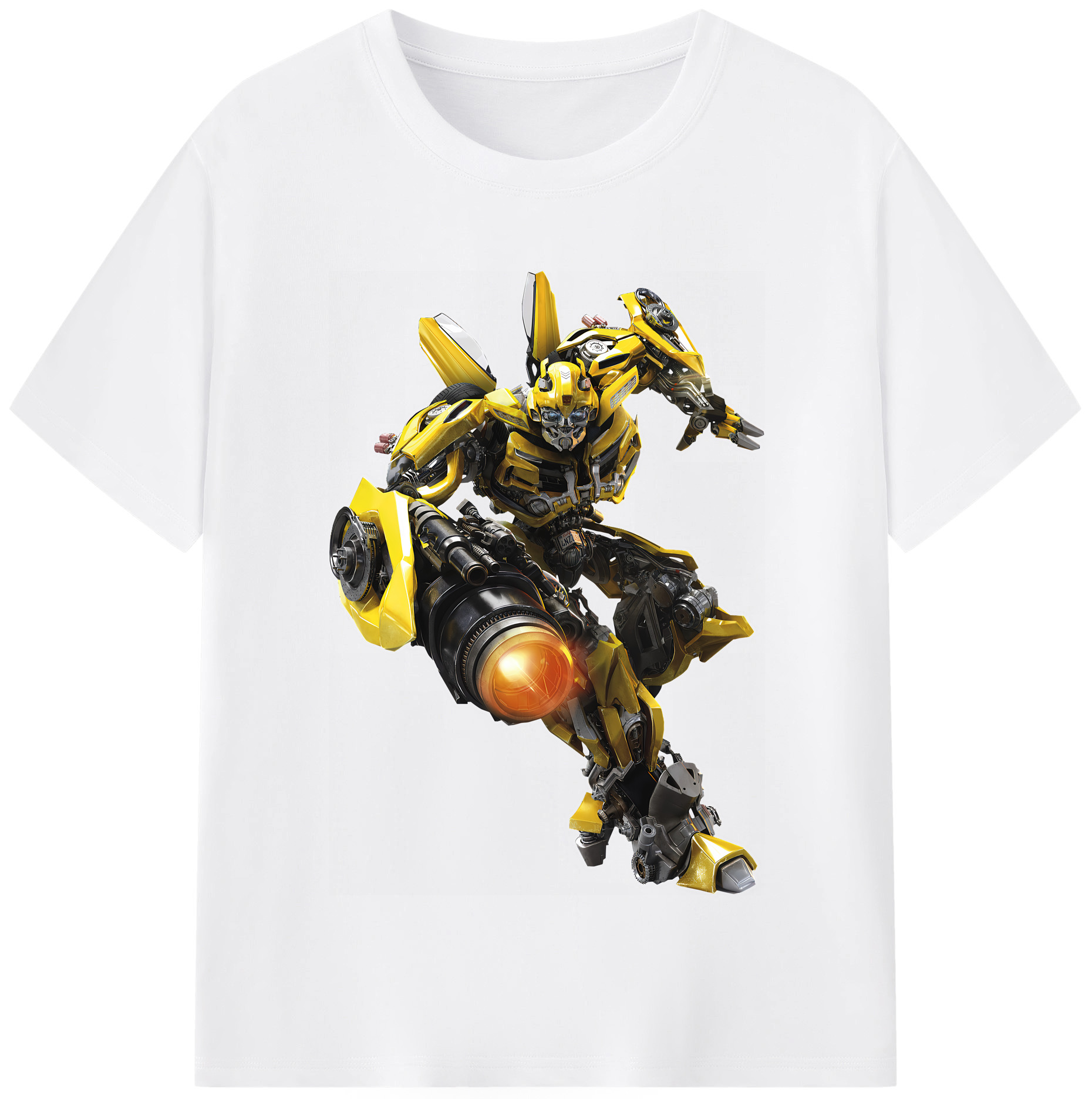 （画像用） Transformers トランスフォーマー 綿100％半袖Tシャツ（フロントプリント）