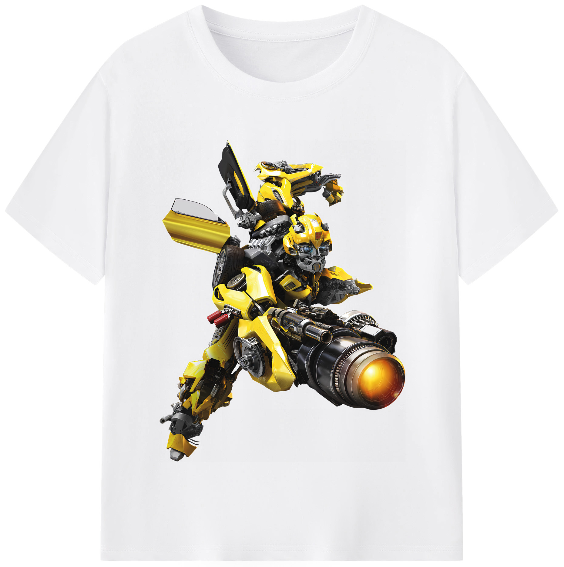 （画像用） Transformers トランスフォーマー 綿100％半袖Tシャツ（フロントプリント）