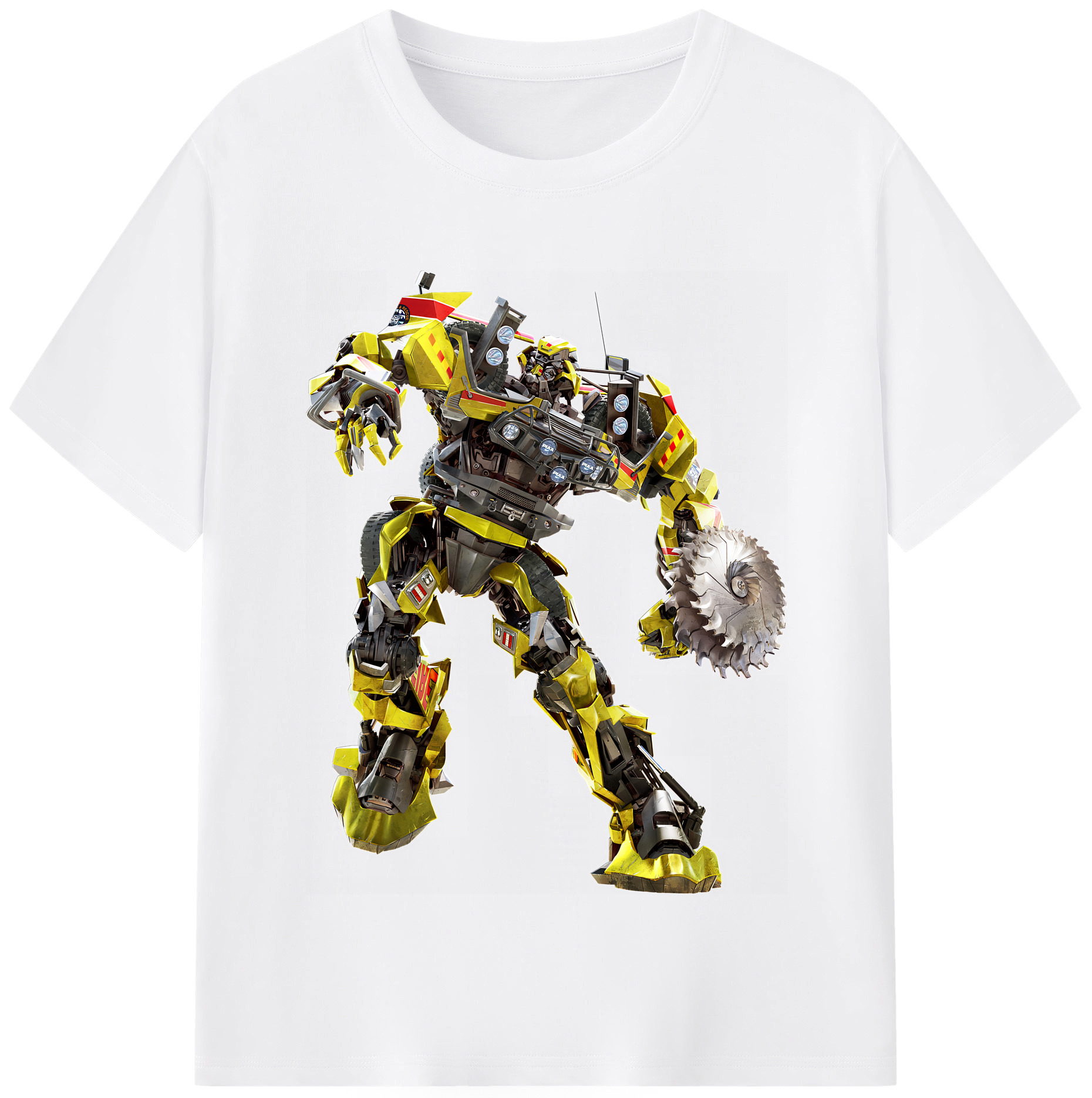 （画像用） Transformers トランスフォーマー 綿100％半袖Tシャツ（フロントプリント）