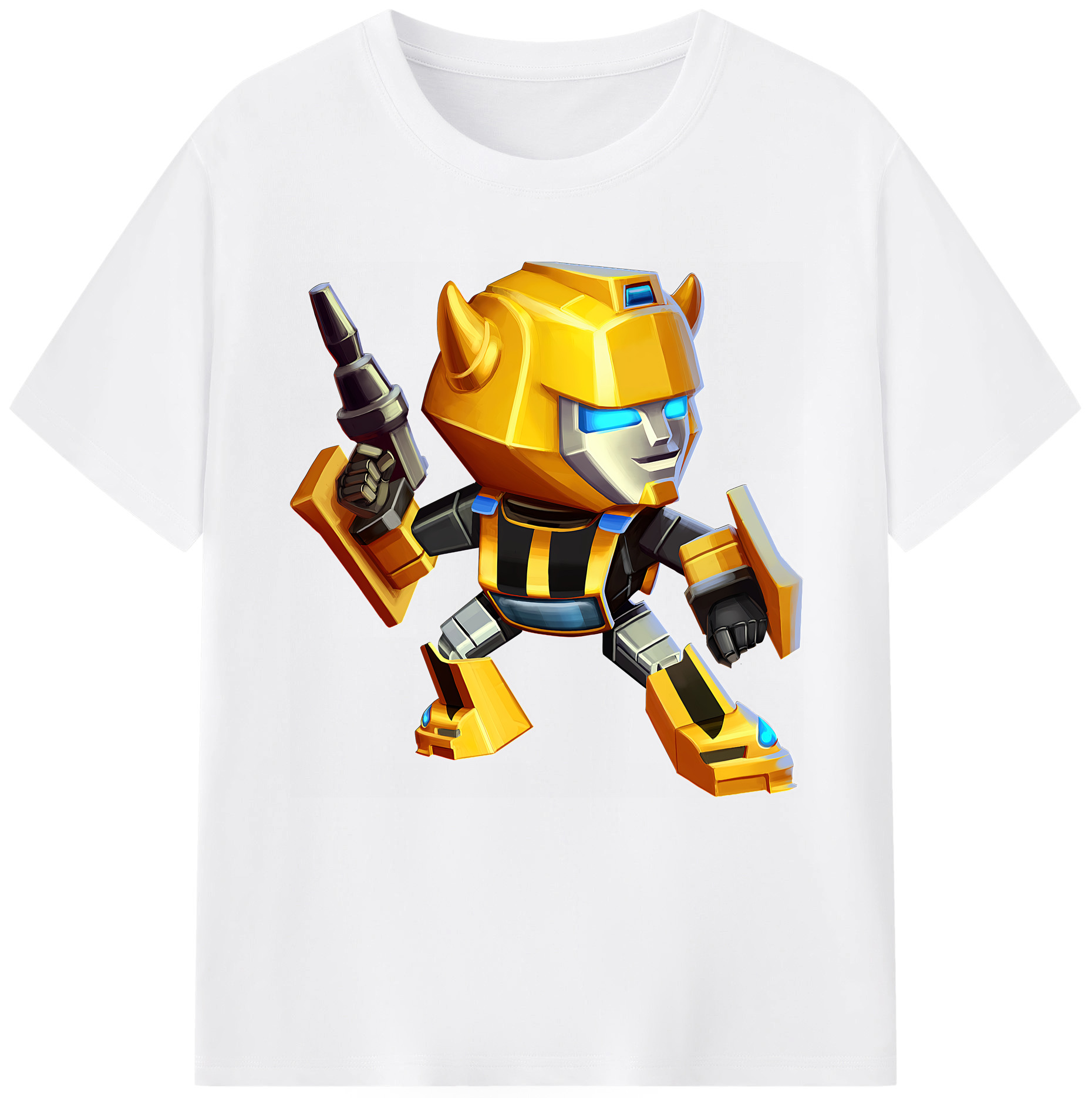 （画像用） Transformers トランスフォーマー 綿100％半袖Tシャツ（フロントプリント）