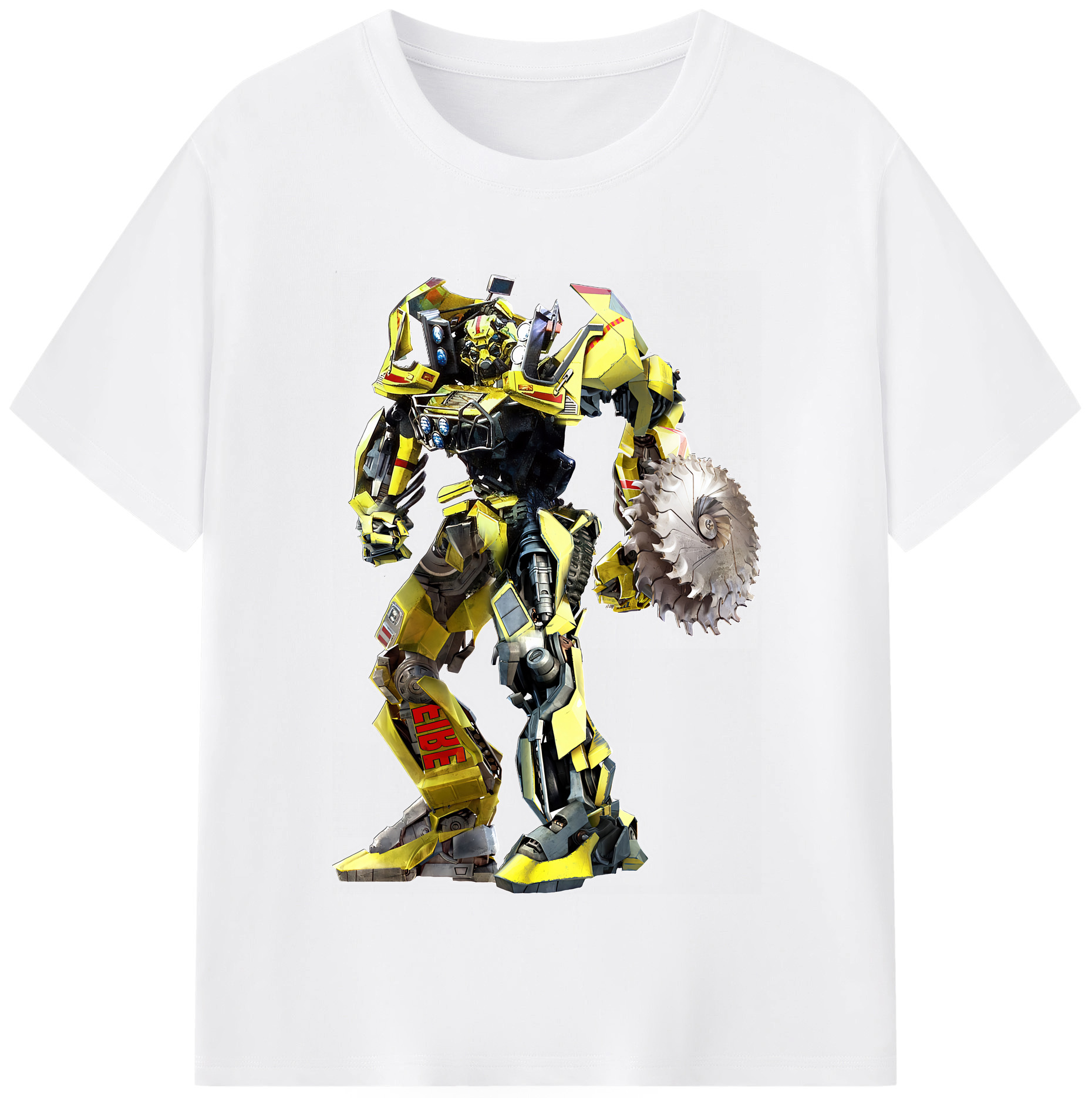 （画像用） Transformers トランスフォーマー 綿100％半袖Tシャツ（フロントプリント）