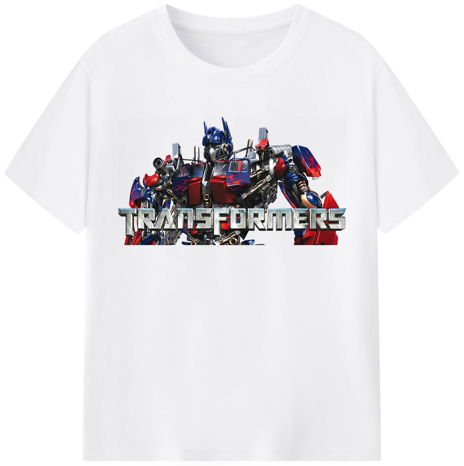 （画像用） Transformers トランスフォーマー 綿100％半袖Tシャツ（フロントプリント）
