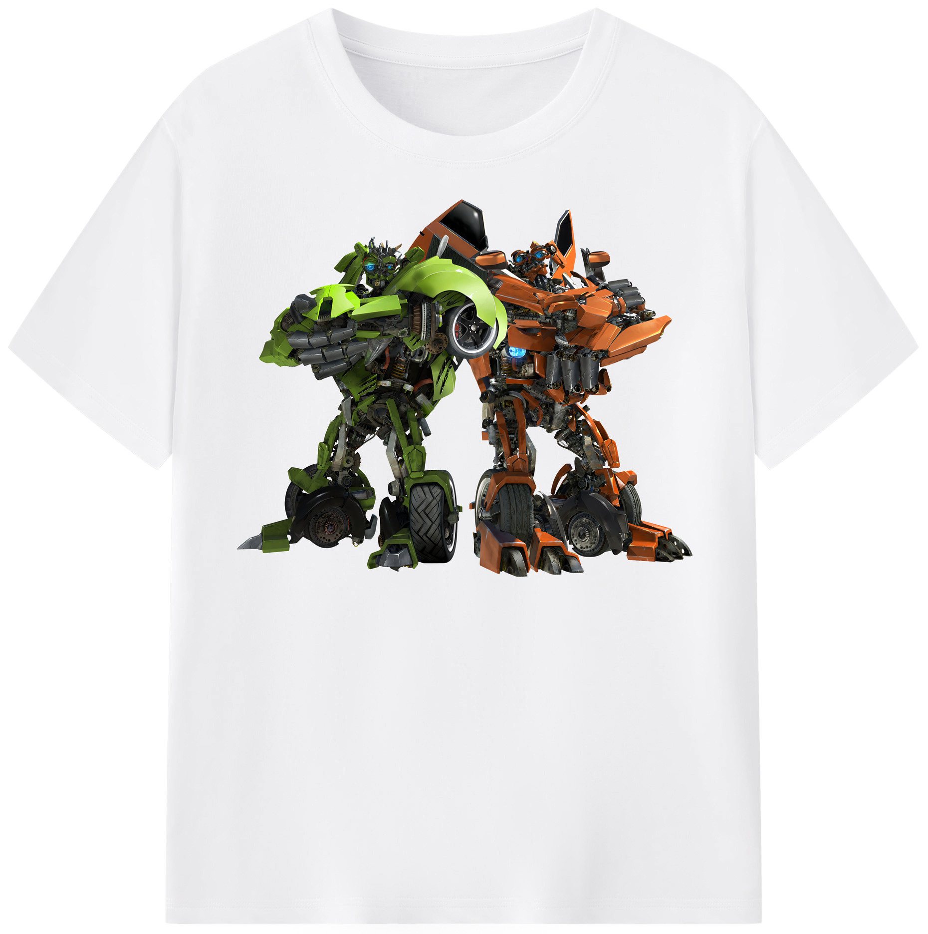 （画像用） Transformers トランスフォーマー 綿100％半袖Tシャツ（フロントプリント）