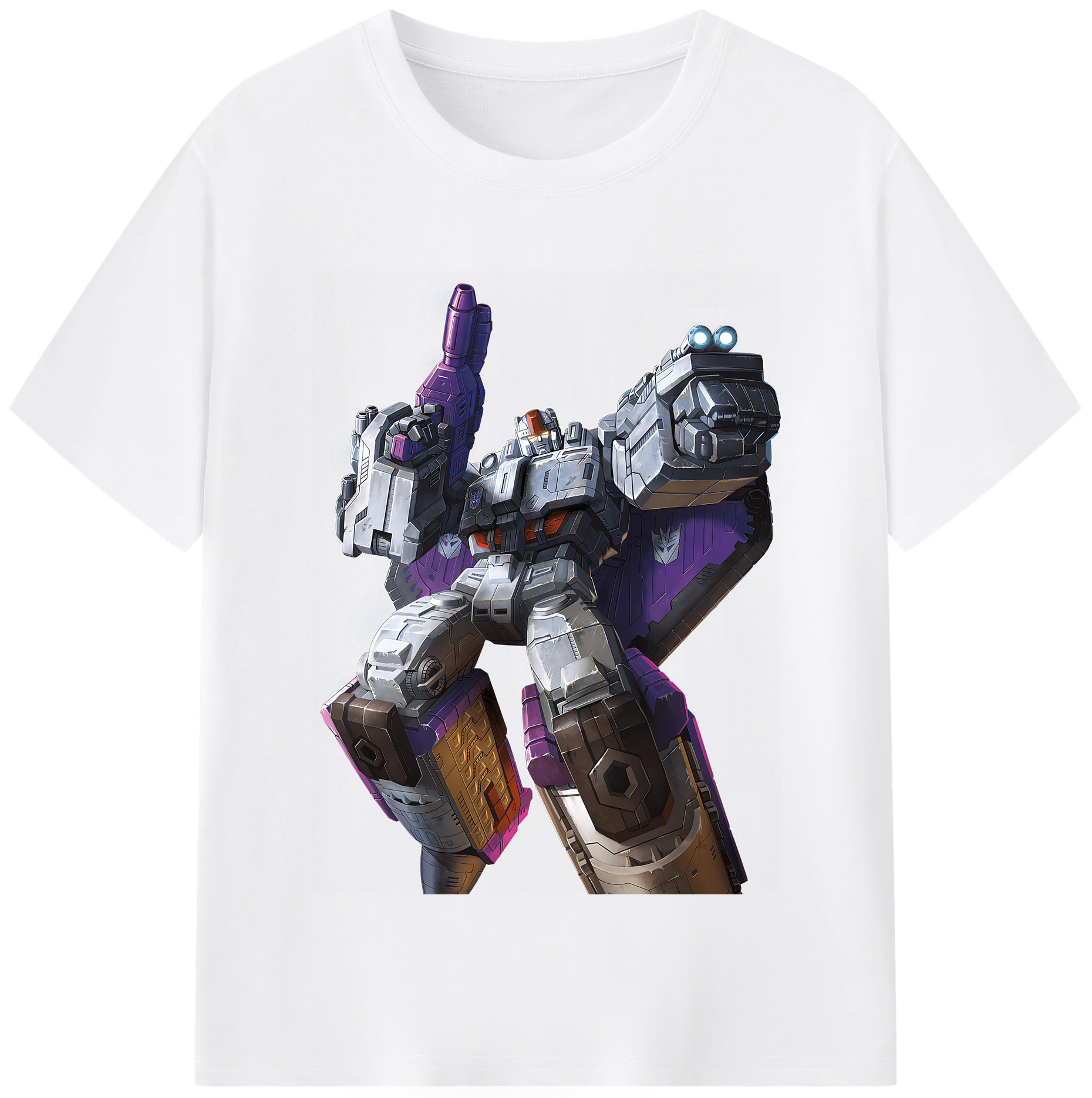 （画像用） Transformers トランスフォーマー 綿100％半袖Tシャツ（フロントプリント）