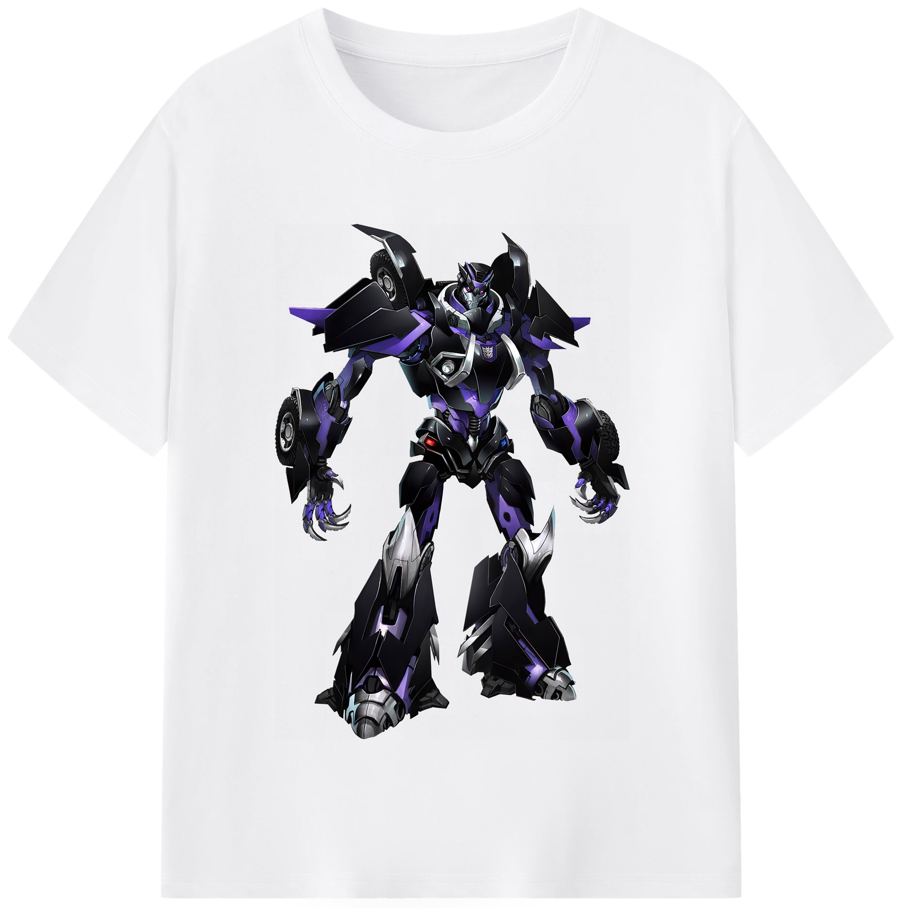 （画像用） Transformers トランスフォーマー 綿100％半袖Tシャツ（フロントプリント）