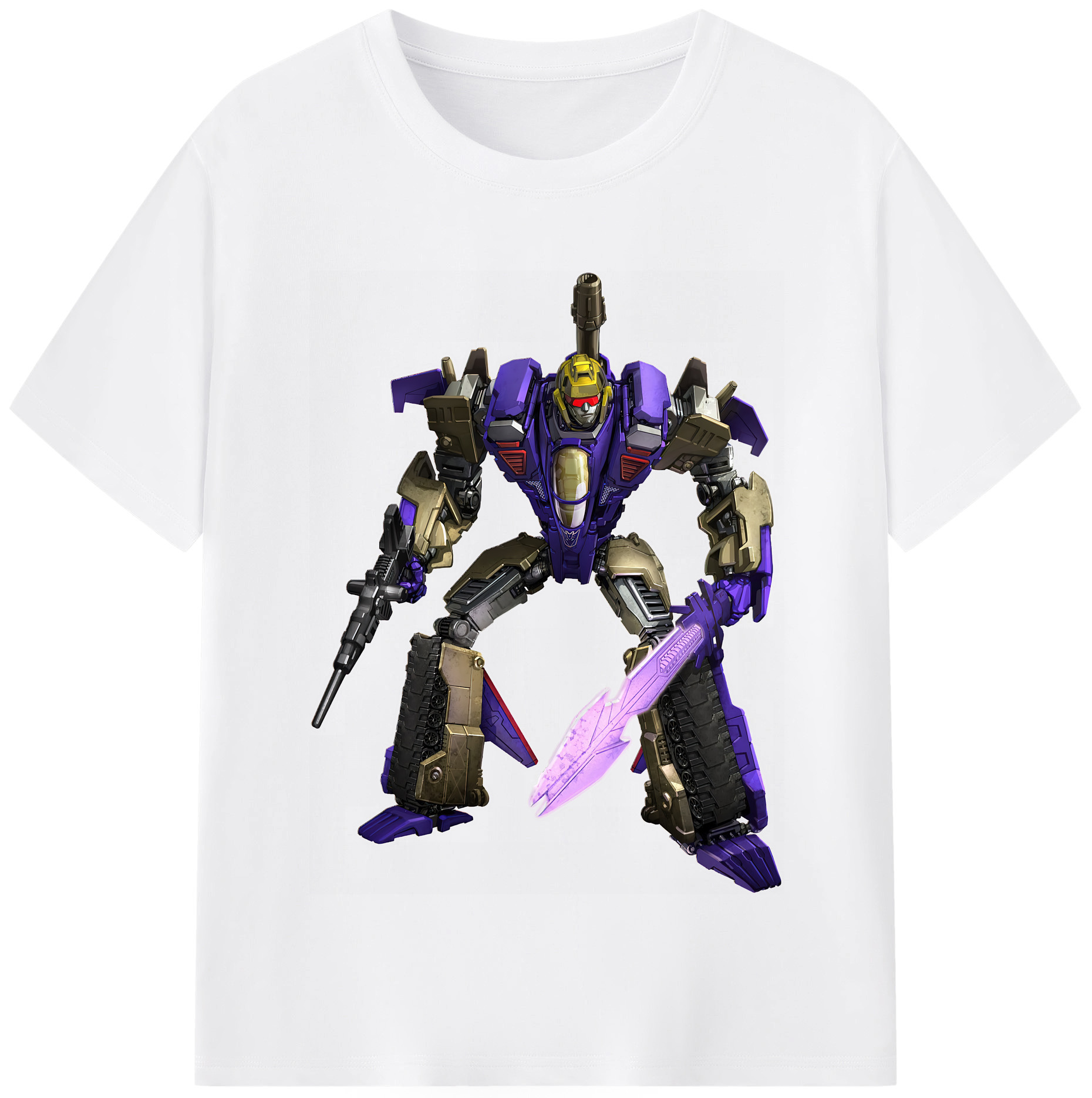 （画像用） Transformers トランスフォーマー 綿100％半袖Tシャツ（フロントプリント）