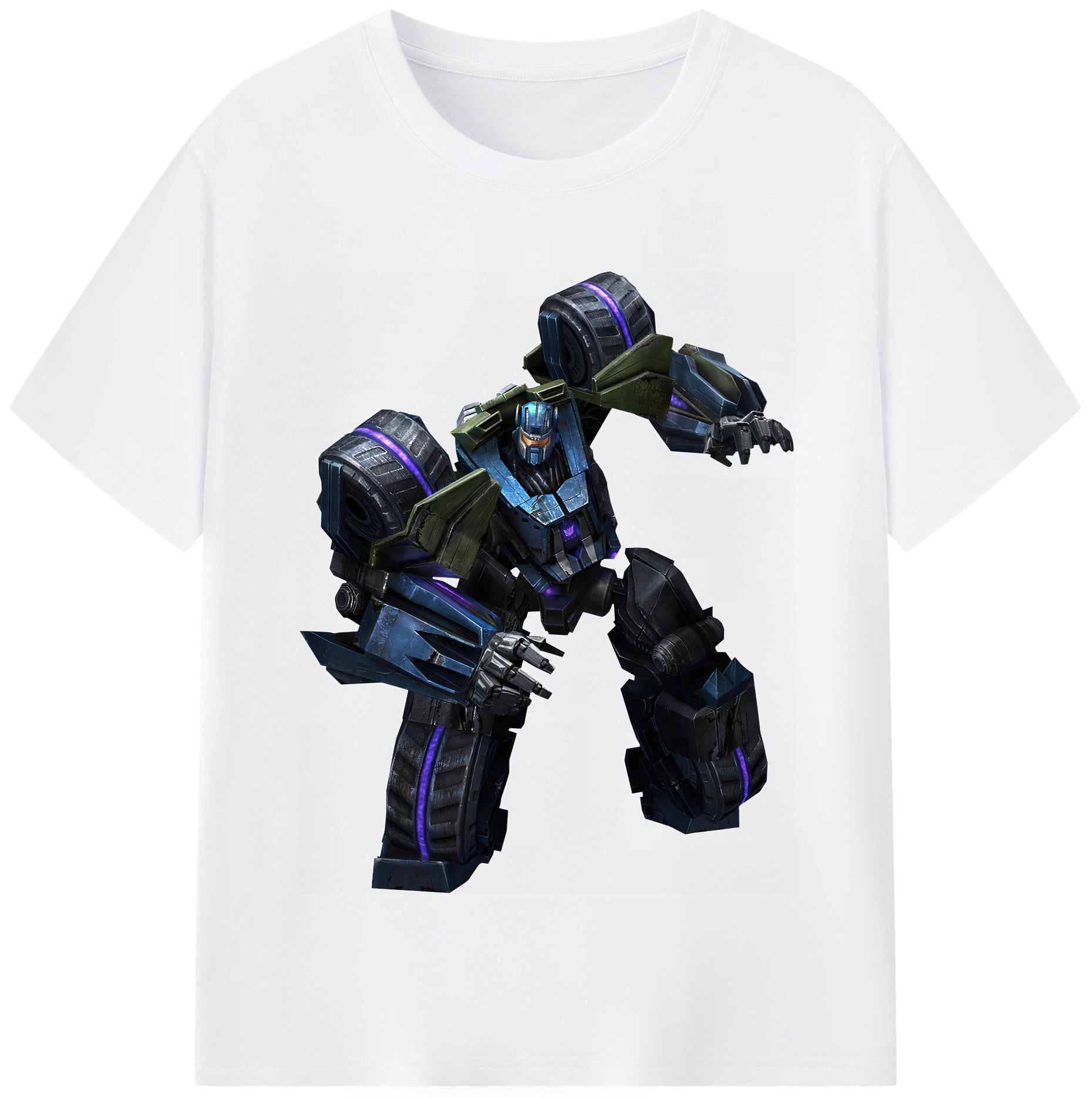 （画像用） Transformers トランスフォーマー 綿100％半袖Tシャツ（フロントプリント）