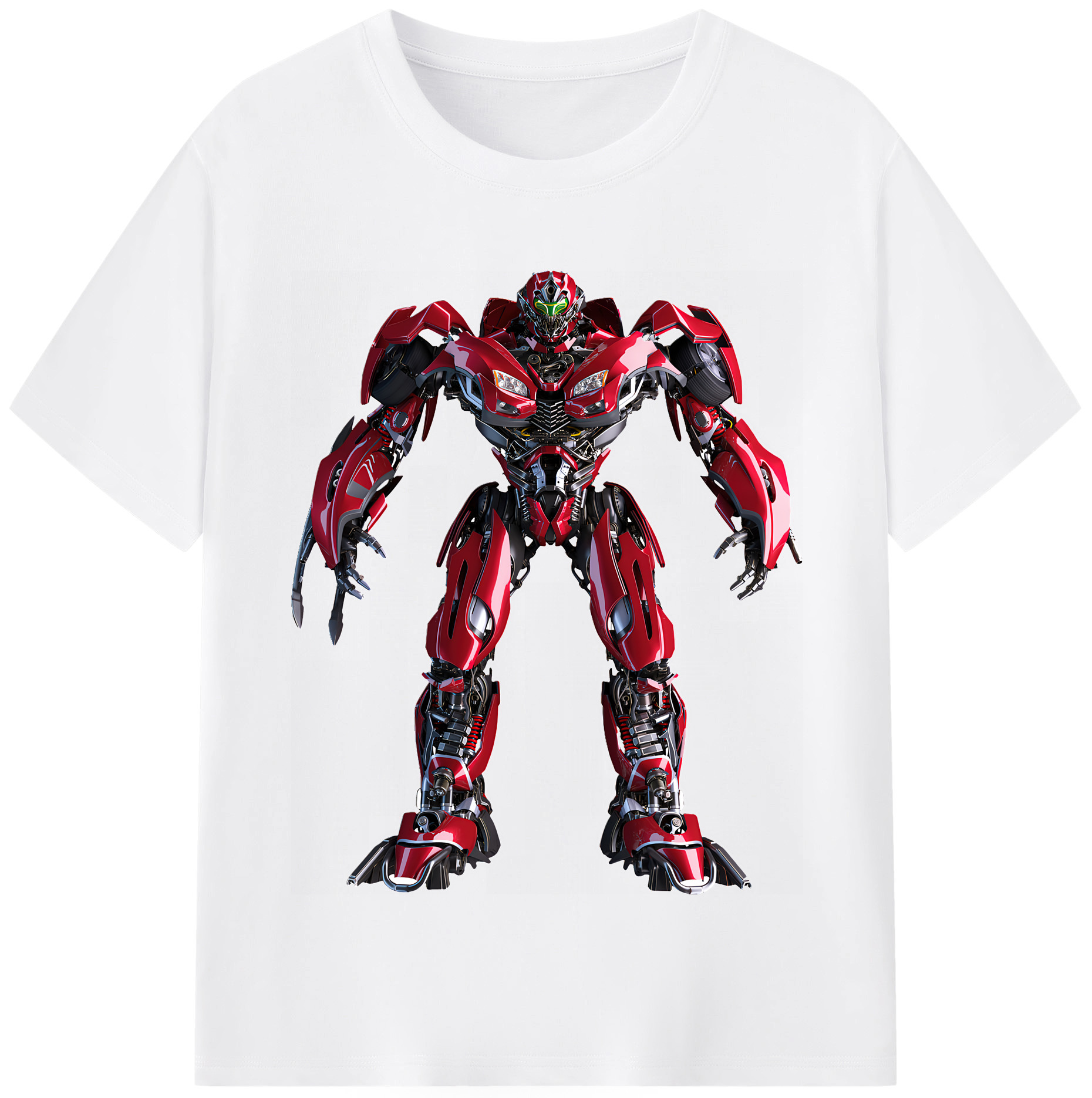 （画像用） Transformers トランスフォーマー 綿100％半袖Tシャツ（フロントプリント）