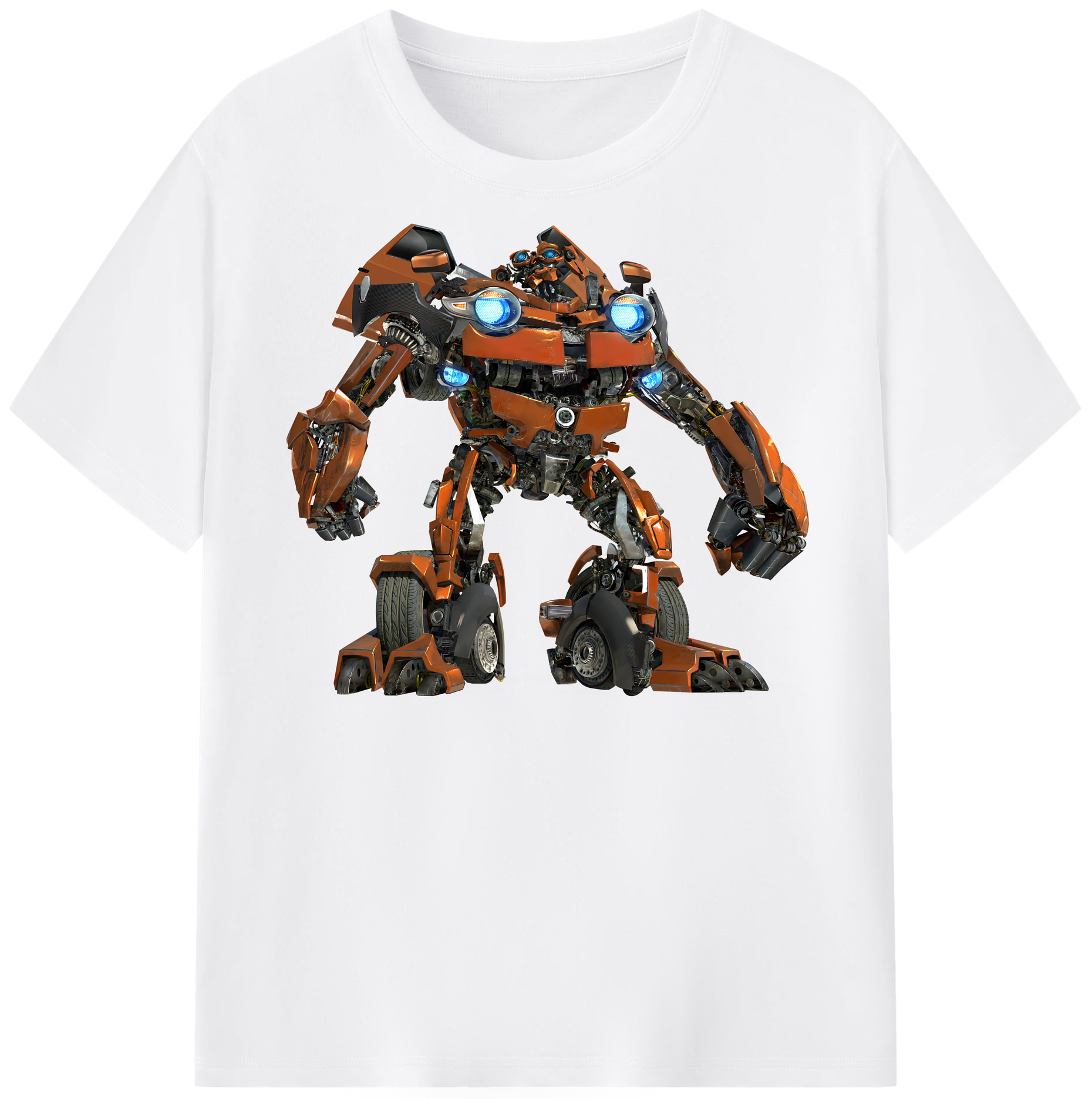 （画像用） Transformers トランスフォーマー 綿100％半袖Tシャツ（フロントプリント）