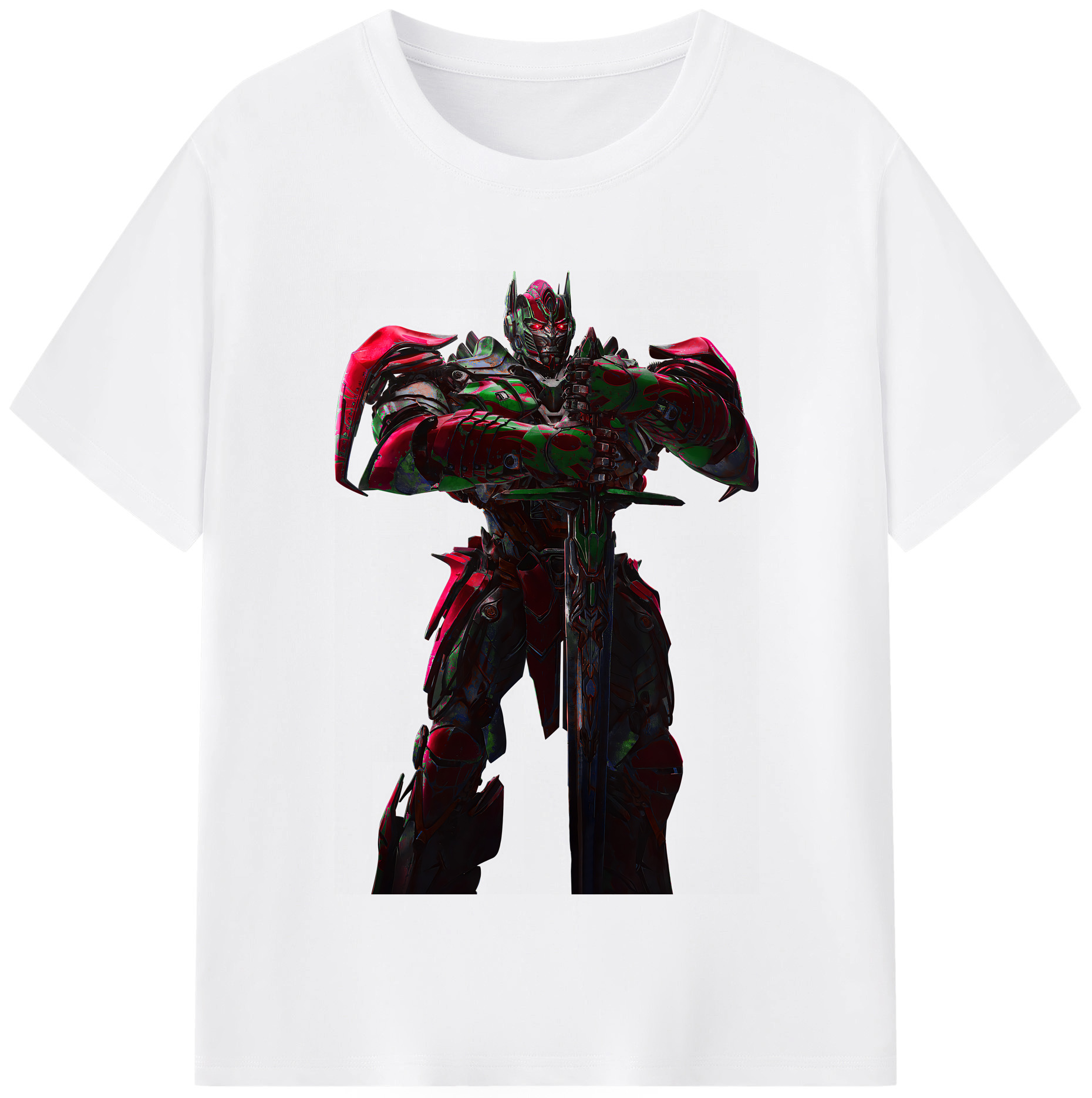 （画像用） Transformers トランスフォーマー 綿100％半袖Tシャツ（フロントプリント）