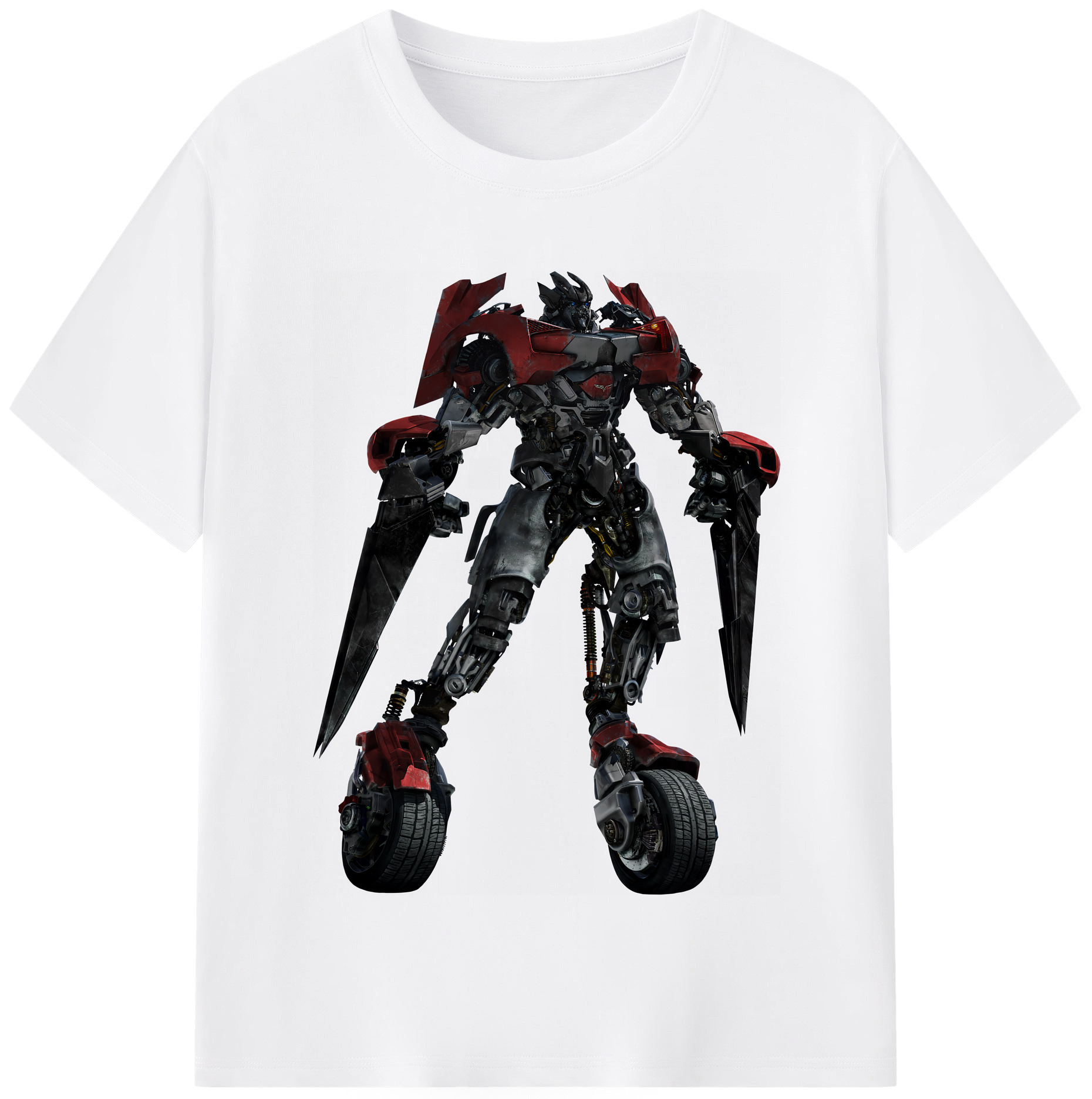 （画像用） Transformers トランスフォーマー 綿100％半袖Tシャツ（フロントプリント）