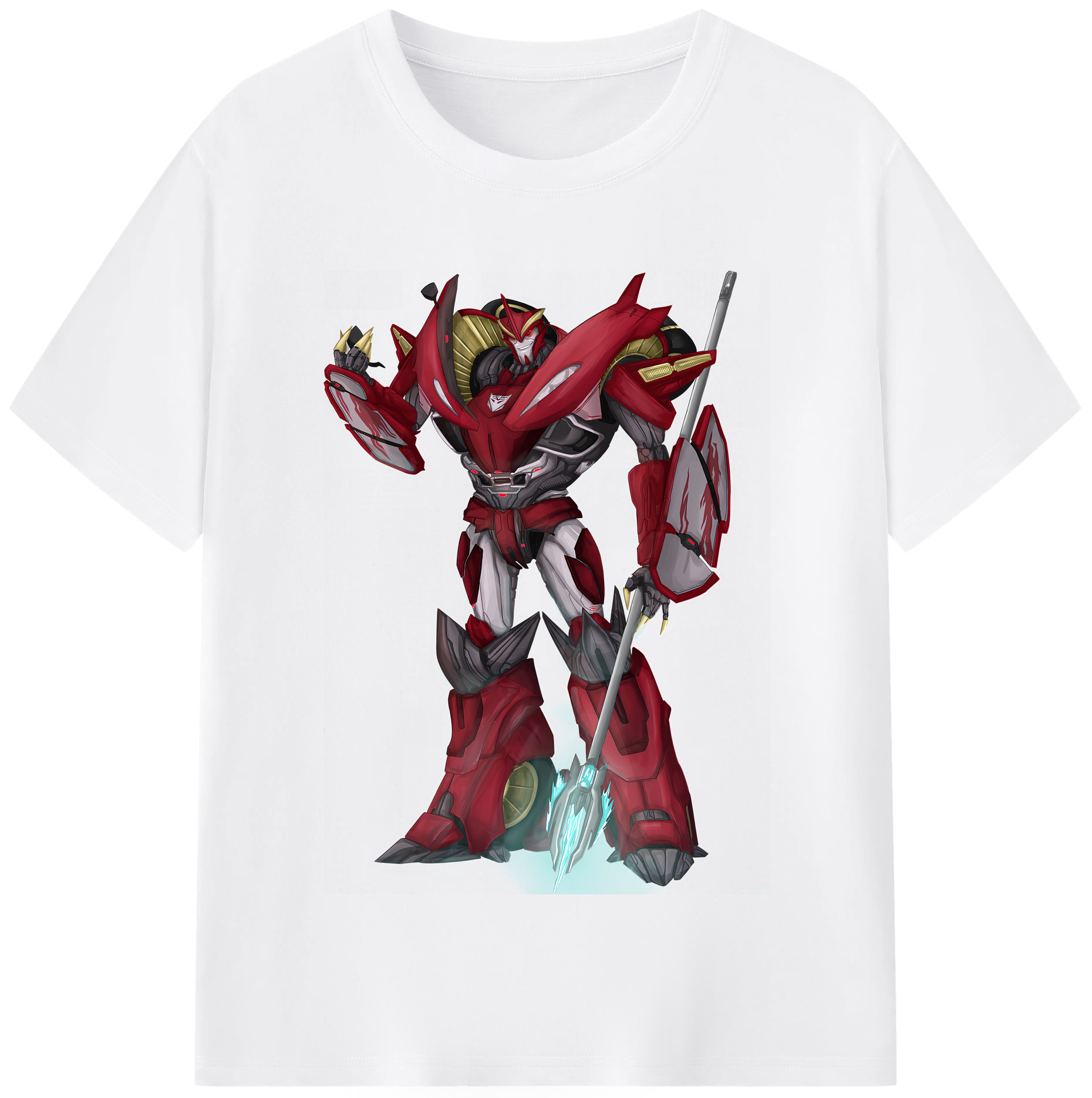（画像用） Transformers トランスフォーマー 綿100％半袖Tシャツ（フロントプリント）