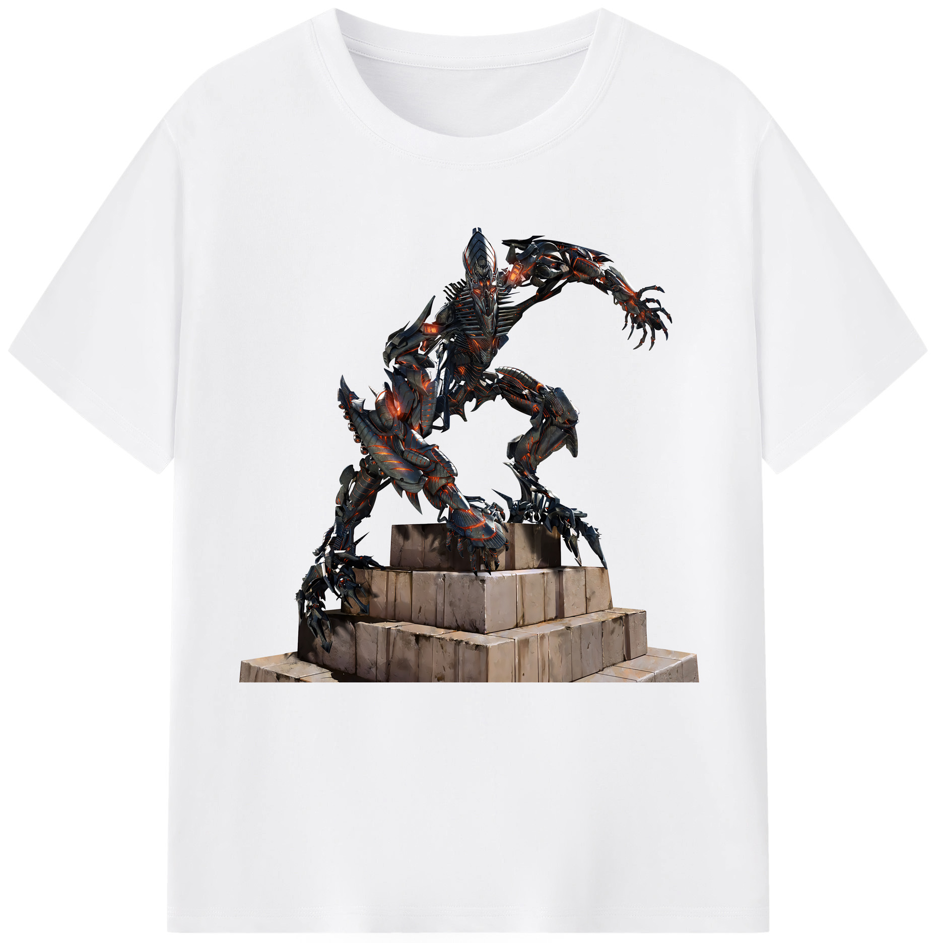 （画像用） Transformers トランスフォーマー 綿100％半袖Tシャツ（フロントプリント）