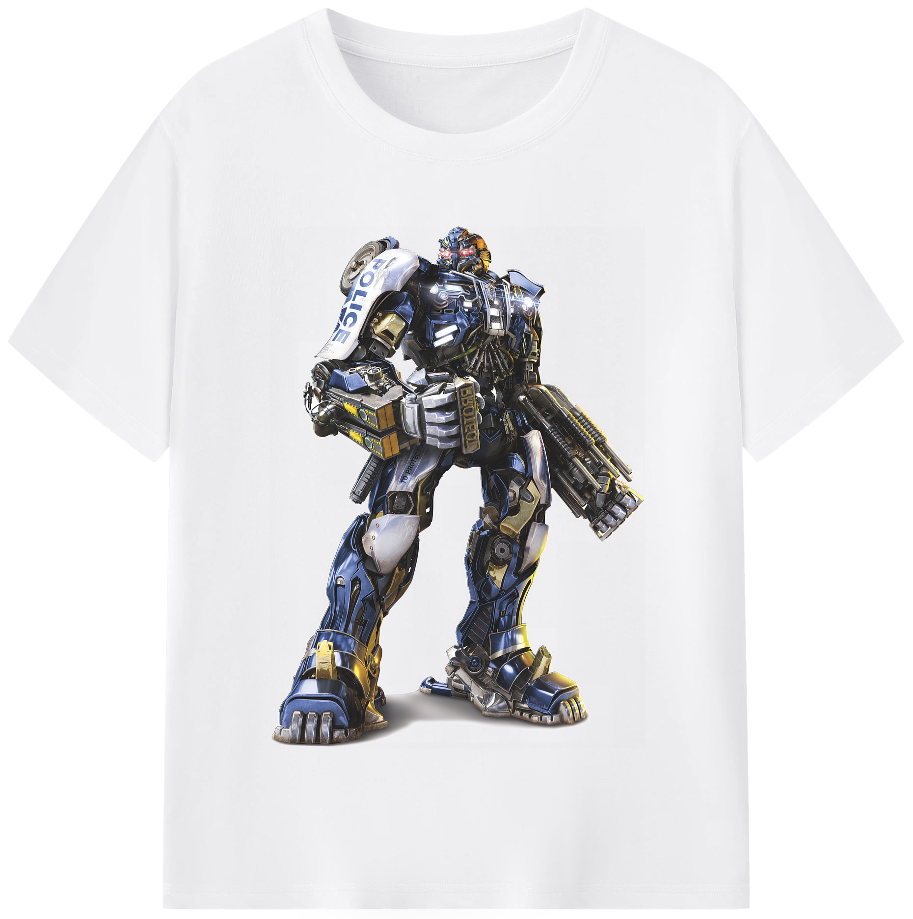 （画像用） Transformers トランスフォーマー 綿100％半袖Tシャツ（フロントプリント）