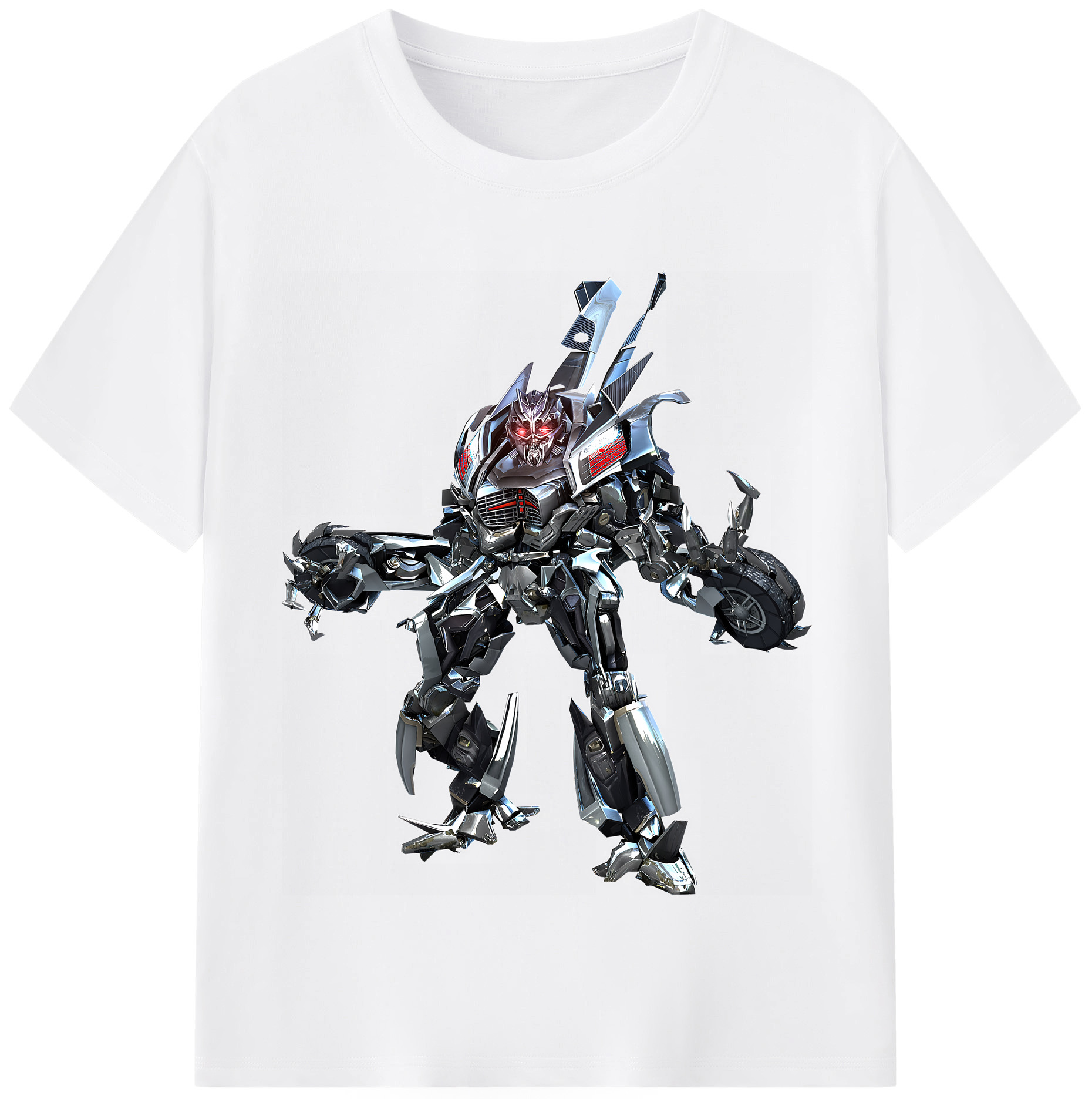 （画像用） Transformers トランスフォーマー 綿100％半袖Tシャツ（フロントプリント）