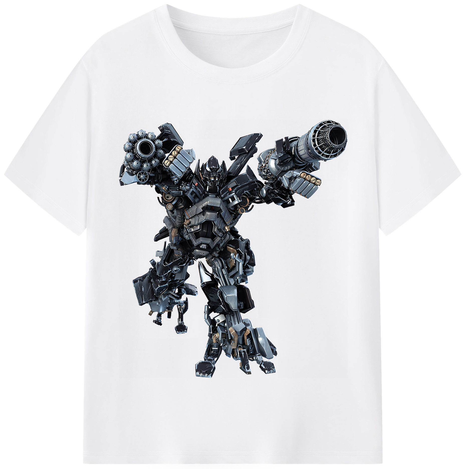 （画像用） Transformers トランスフォーマー 綿100％半袖Tシャツ（フロントプリント）