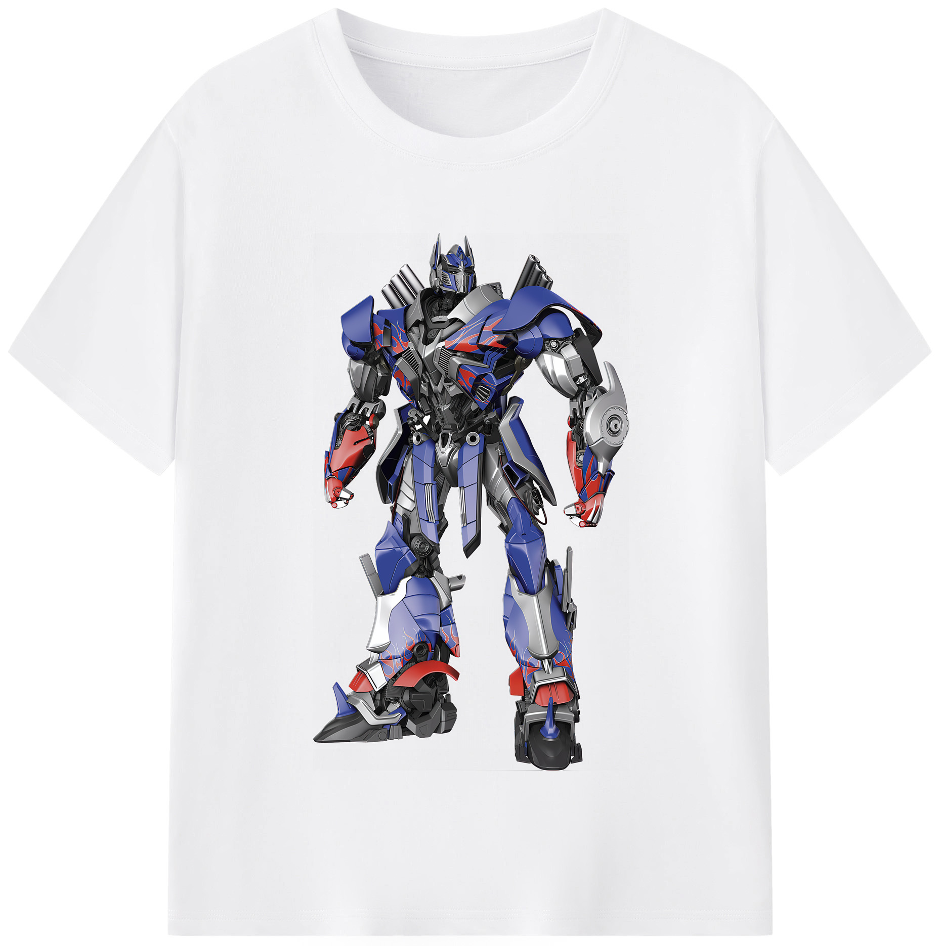（画像用） Transformers トランスフォーマー 綿100％半袖Tシャツ（フロントプリント）