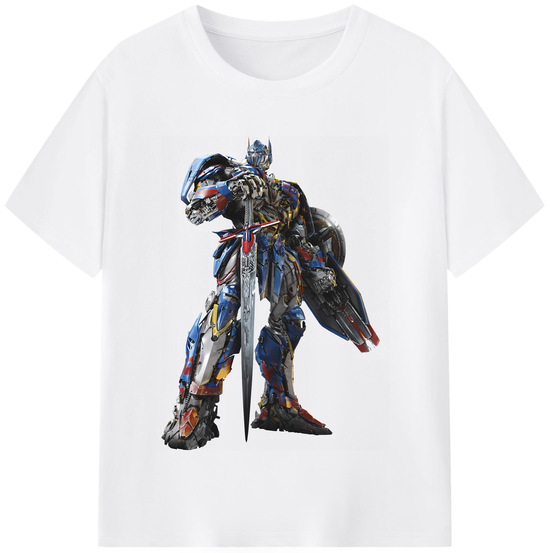 （画像用） Transformers トランスフォーマー 綿100％半袖Tシャツ（フロントプリント）