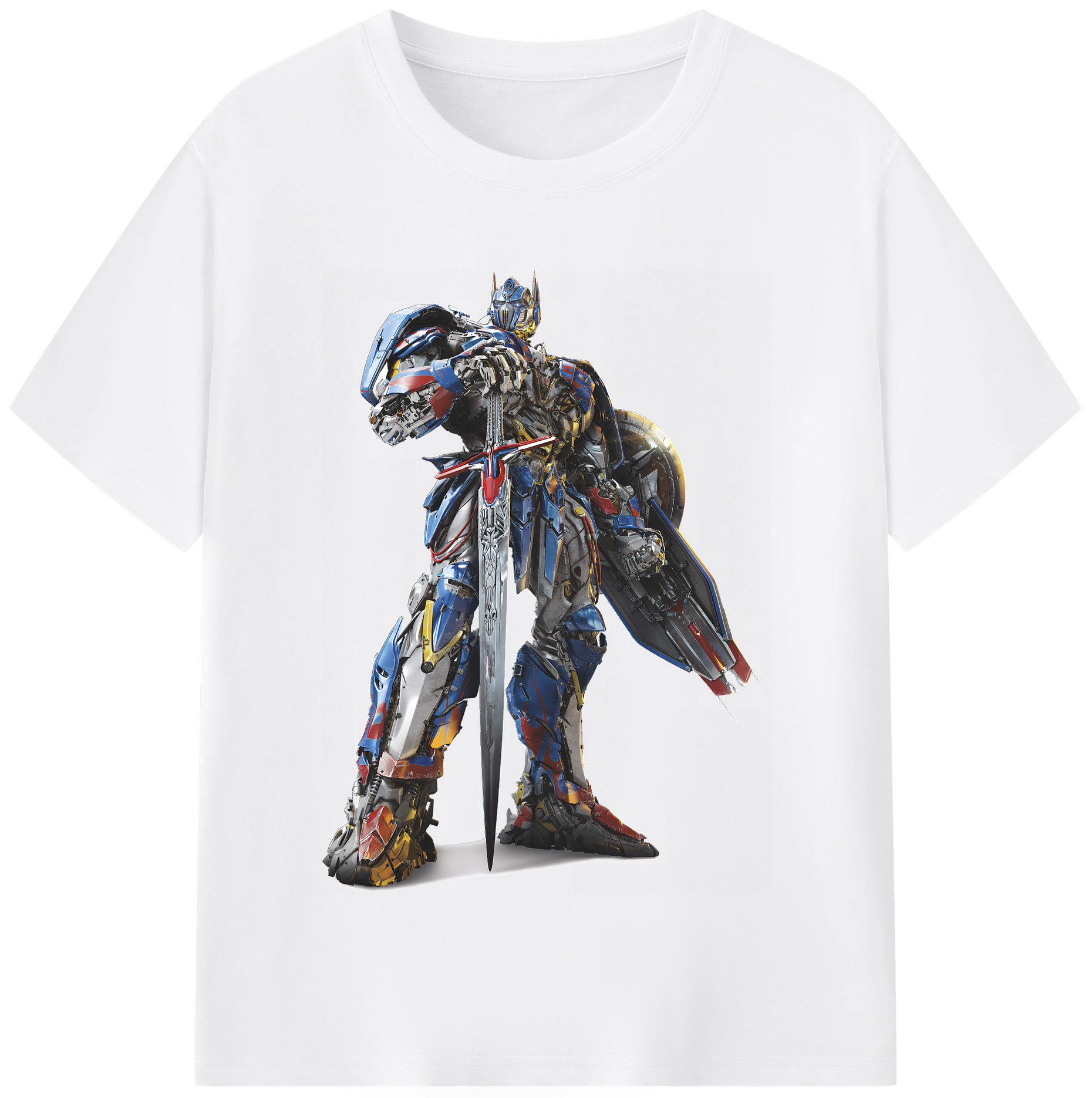 （画像用） Transformers トランスフォーマー 綿100％半袖Tシャツ（フロントプリント）