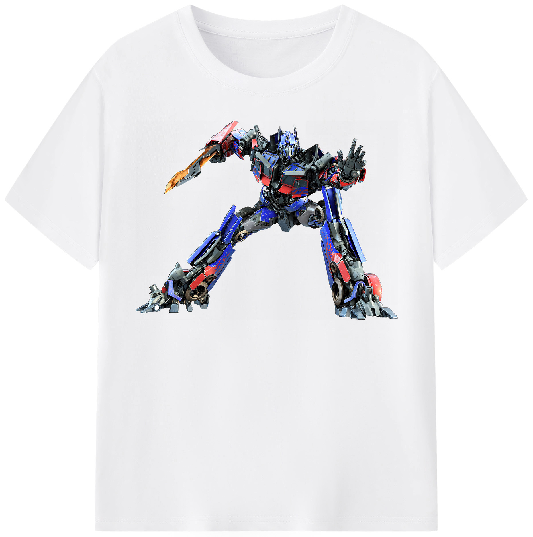 （画像用） Transformers トランスフォーマー 綿100％半袖Tシャツ（フロントプリント）