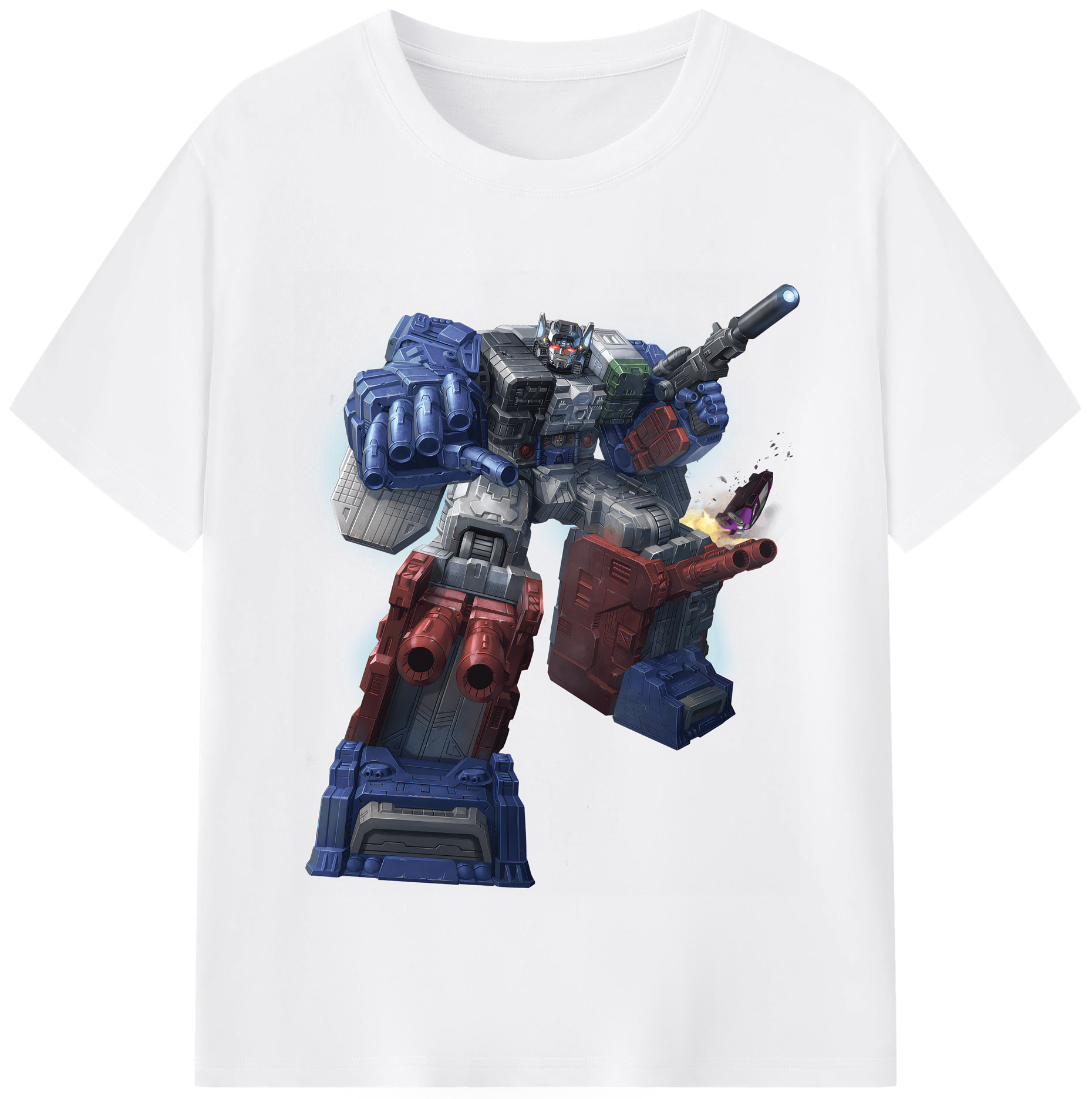 （画像用） Transformers トランスフォーマー 綿100％半袖Tシャツ（フロントプリント）