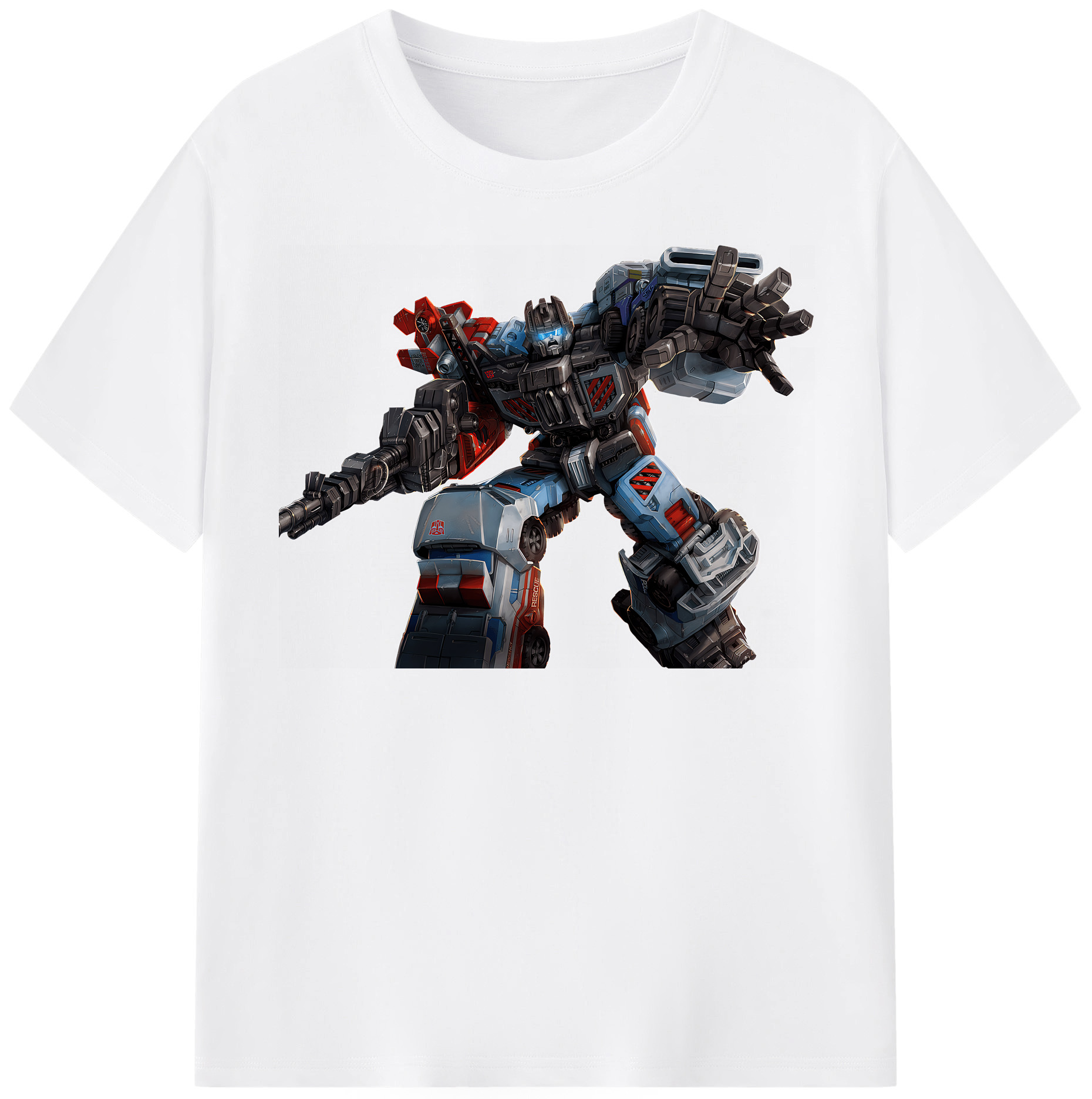 （画像用） Transformers トランスフォーマー 綿100％半袖Tシャツ（フロントプリント）