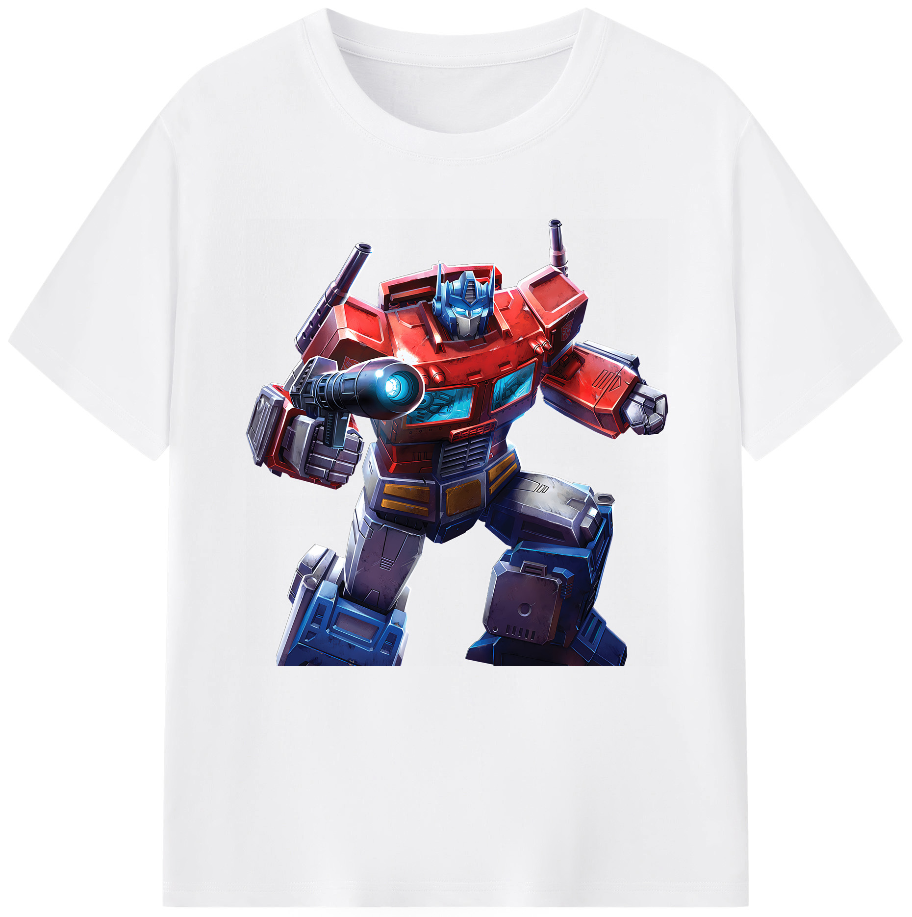 （画像用） Transformers トランスフォーマー 綿100％半袖Tシャツ（フロントプリント）