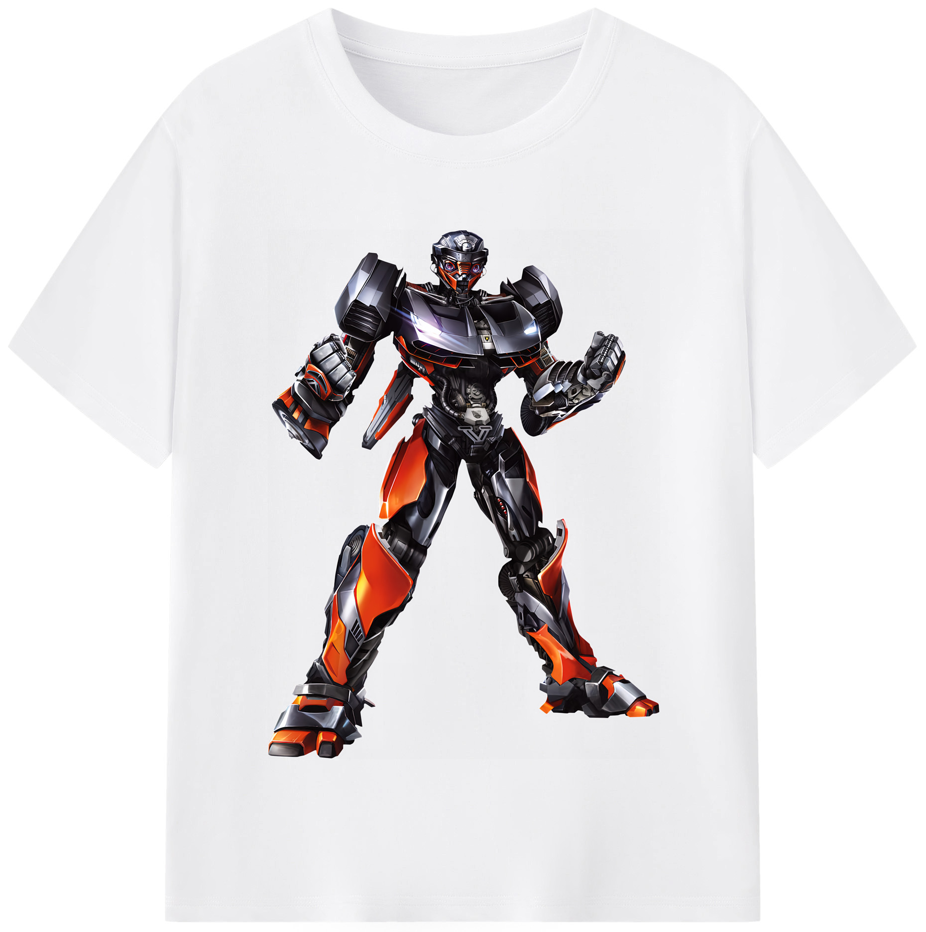 （画像用） Transformers トランスフォーマー 綿100％半袖Tシャツ（フロントプリント）