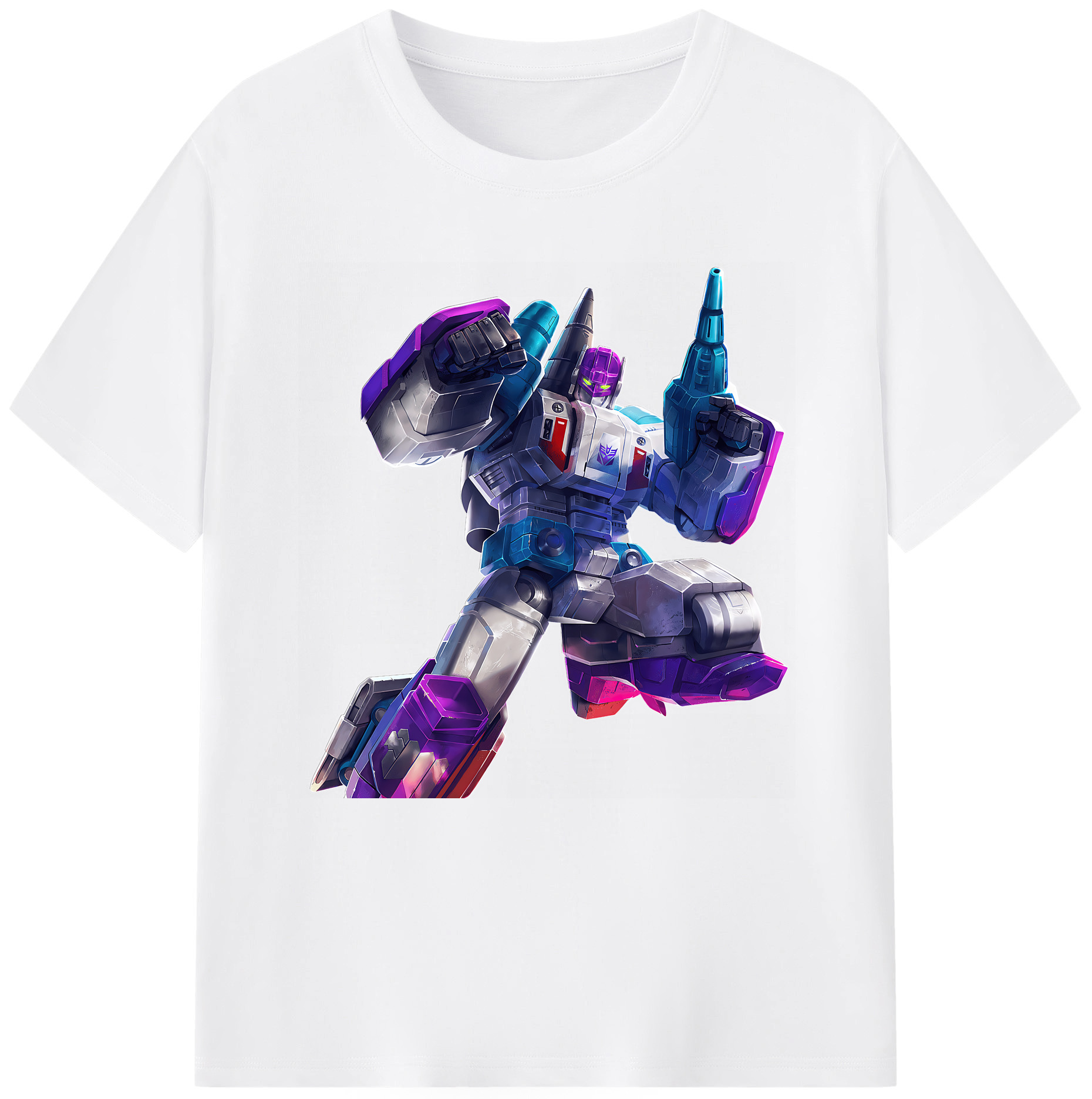 （画像用） Transformers トランスフォーマー 綿100％半袖Tシャツ（フロントプリント）
