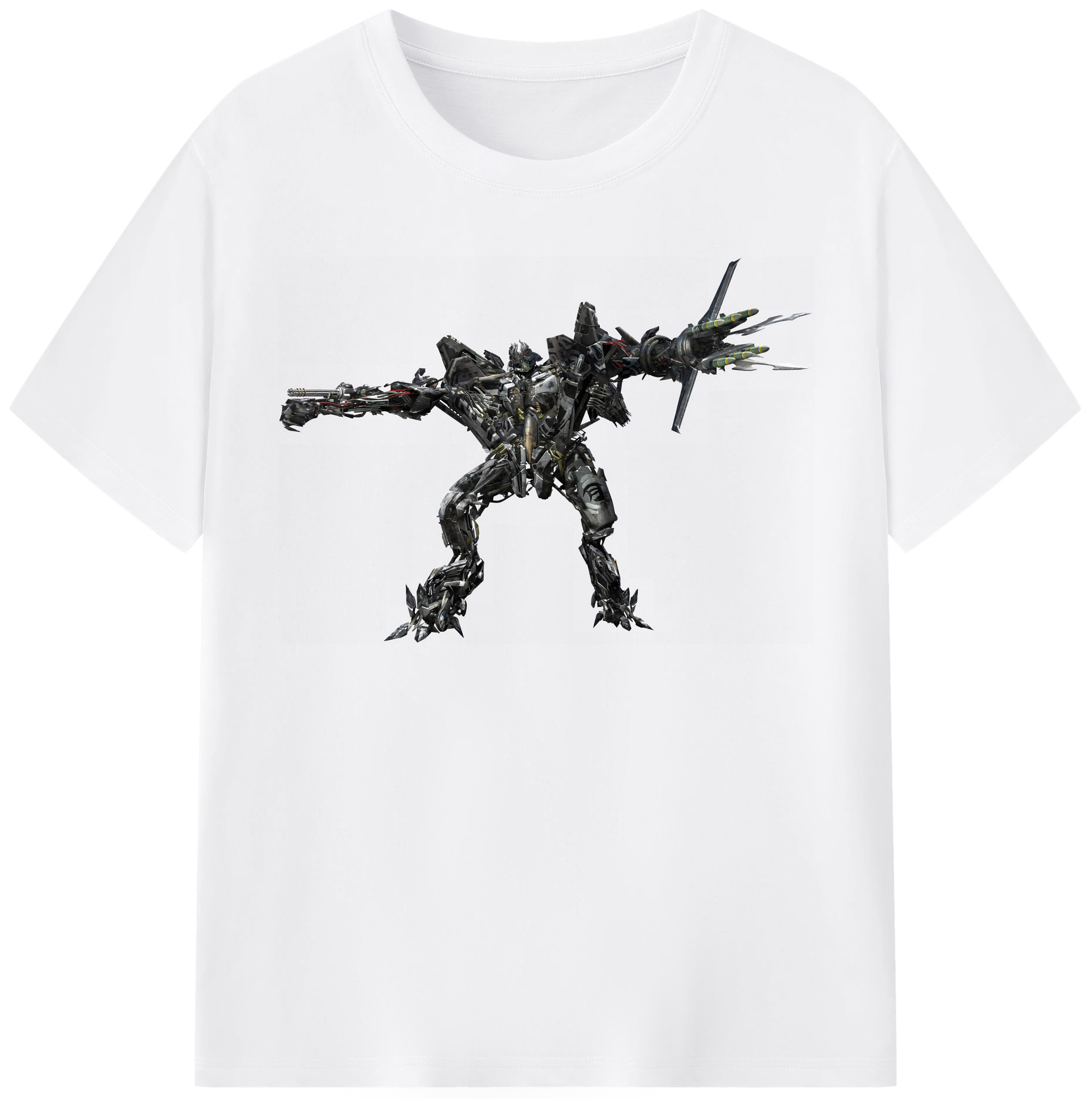 （画像用） Transformers トランスフォーマー 綿100％半袖Tシャツ（フロントプリント）