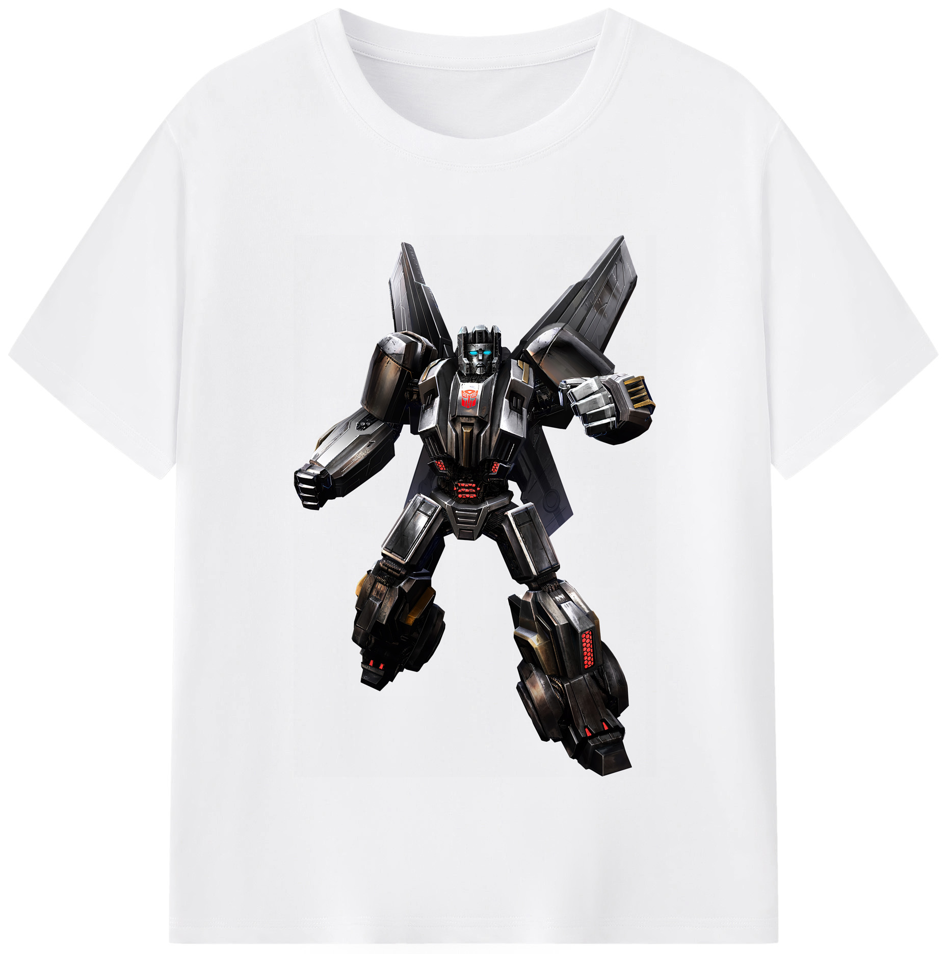 （画像用） Transformers トランスフォーマー 綿100％半袖Tシャツ（フロントプリント）