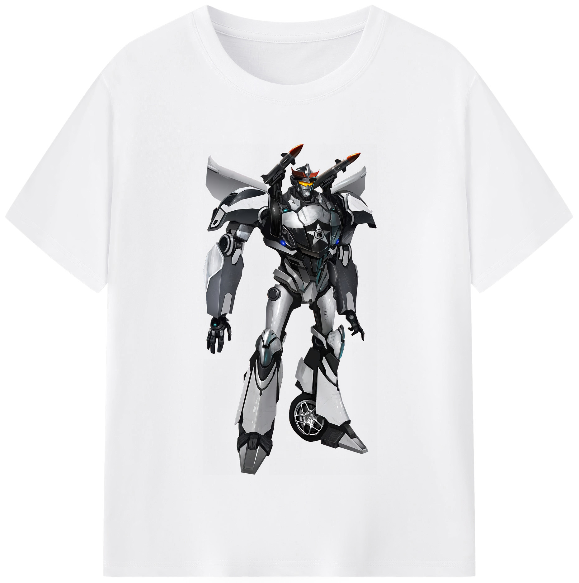 （画像用） Transformers トランスフォーマー 綿100％半袖Tシャツ（フロントプリント）