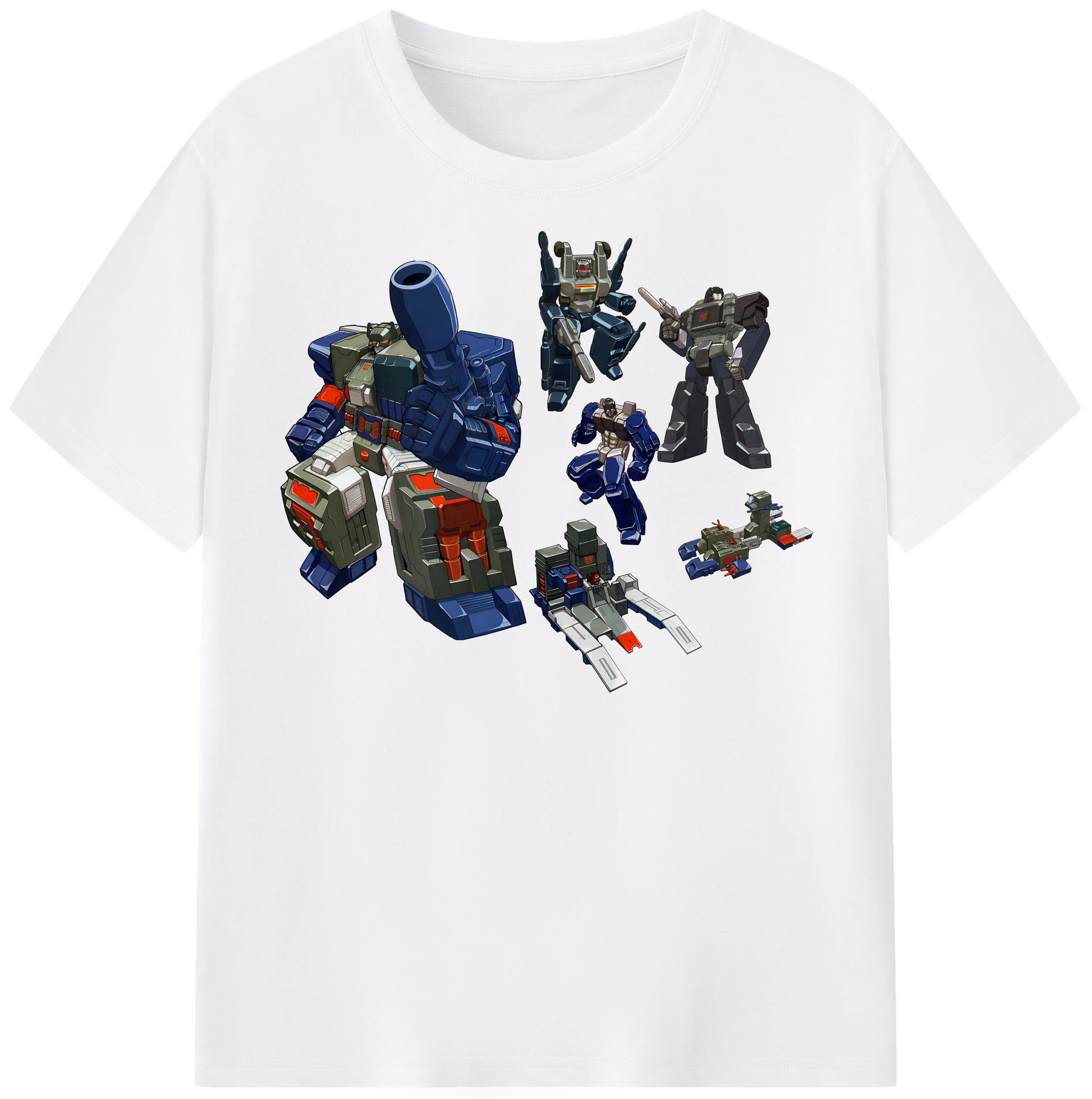 （画像用） Transformers トランスフォーマー 綿100％半袖Tシャツ（フロントプリント）
