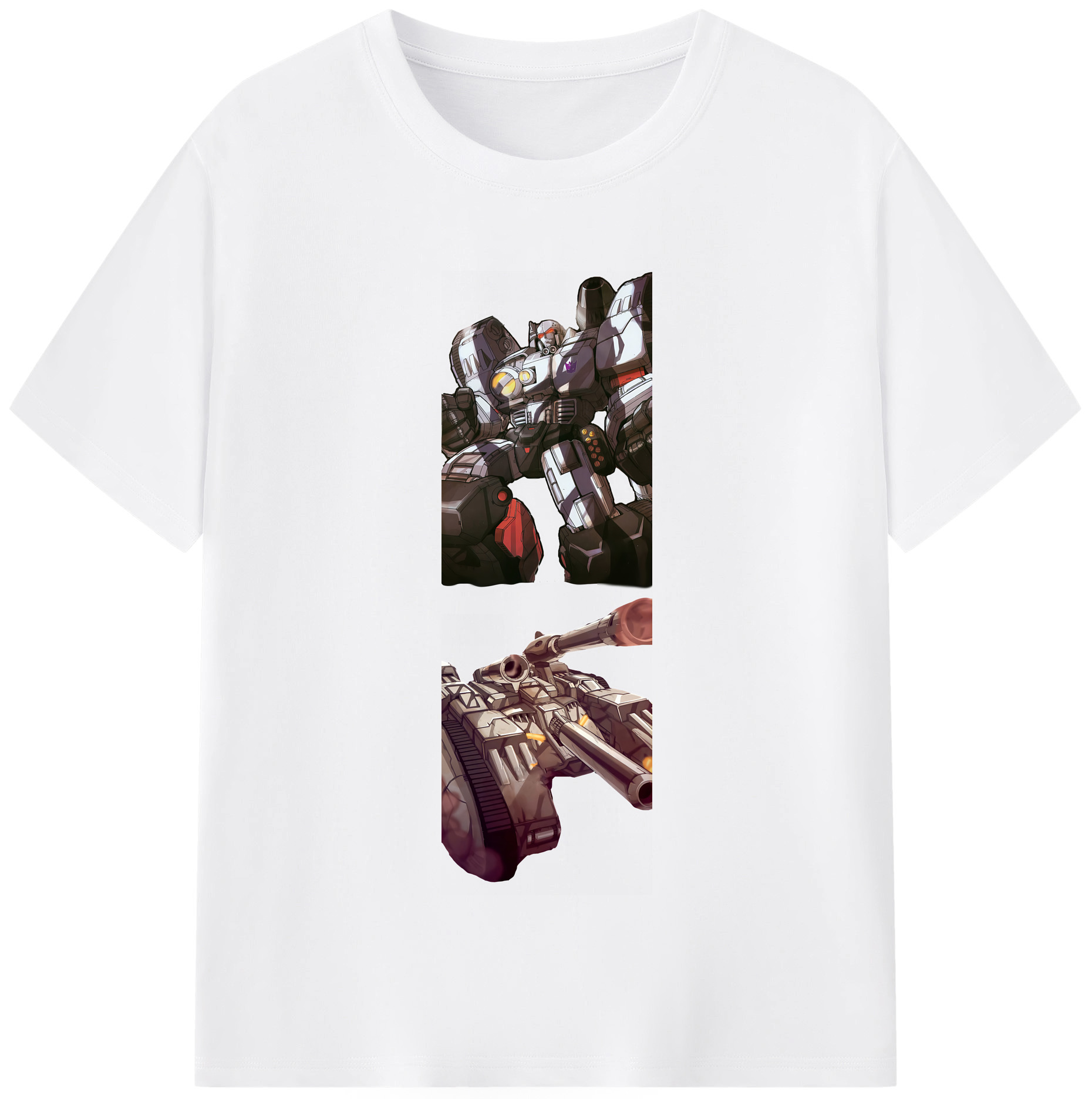 （画像用） Transformers トランスフォーマー 綿100％半袖Tシャツ（フロントプリント）