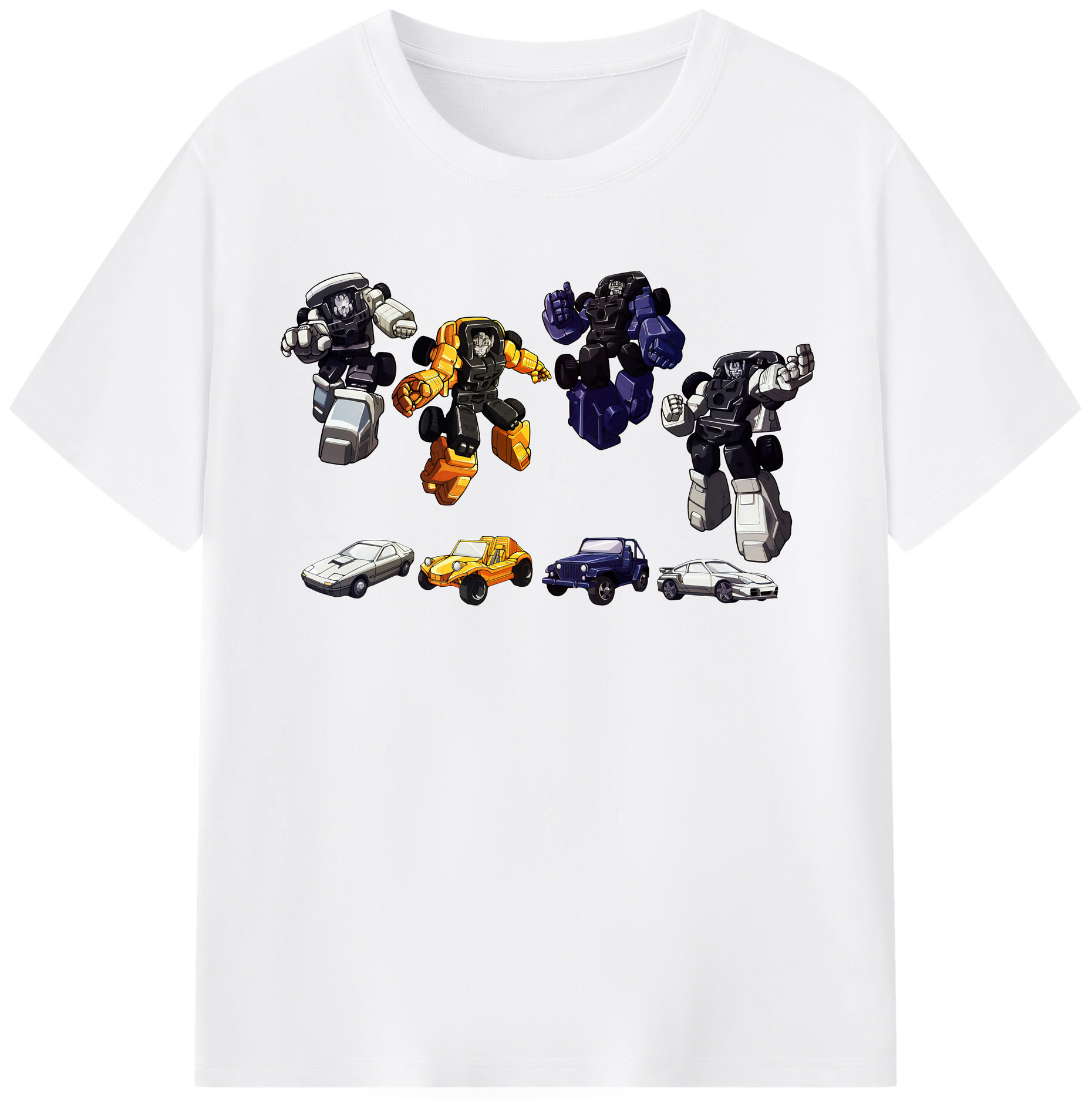 （画像用） Transformers トランスフォーマー 綿100％半袖Tシャツ（フロントプリント）