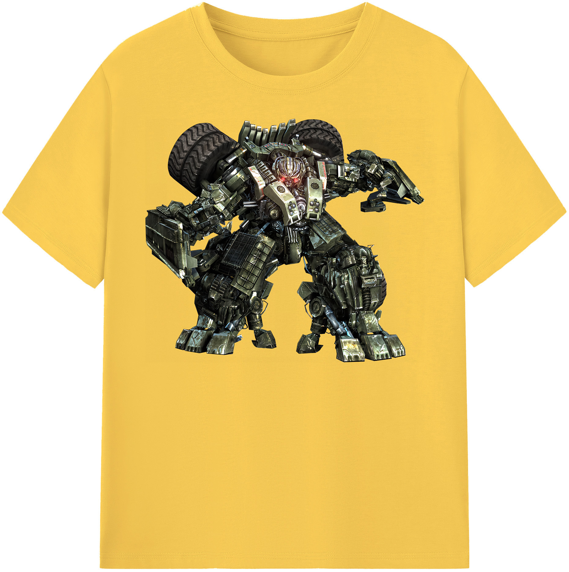 （画像用） Transformers トランスフォーマー 綿100％半袖Tシャツ（フロントプリント）